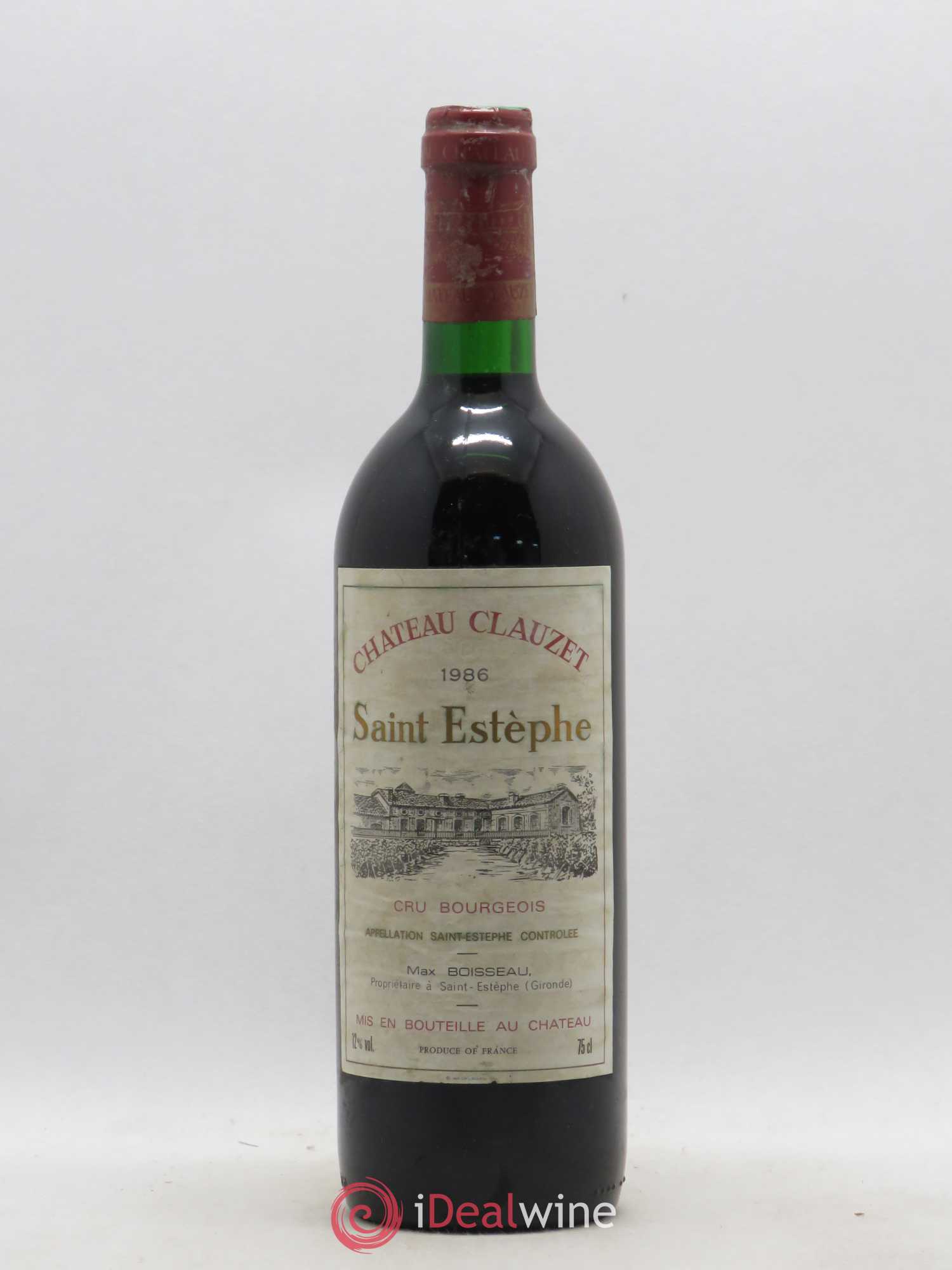 Château Clauzet (sans prix de réserve) 1986 - Lot de 1 bouteille - 0