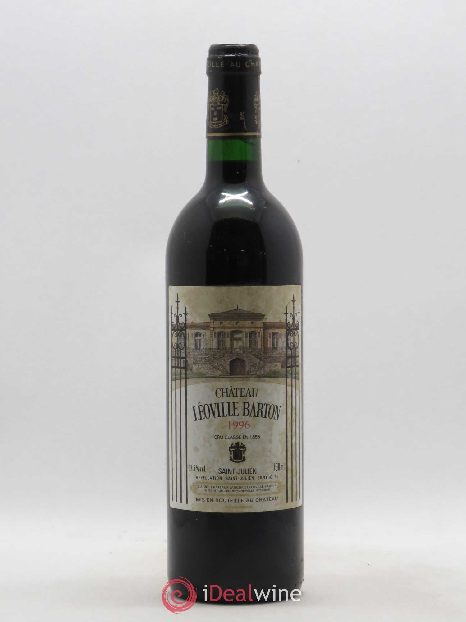 Château Léoville Barton 2ème Grand Cru Classé 1996 - Lot de 1 bouteille - 0