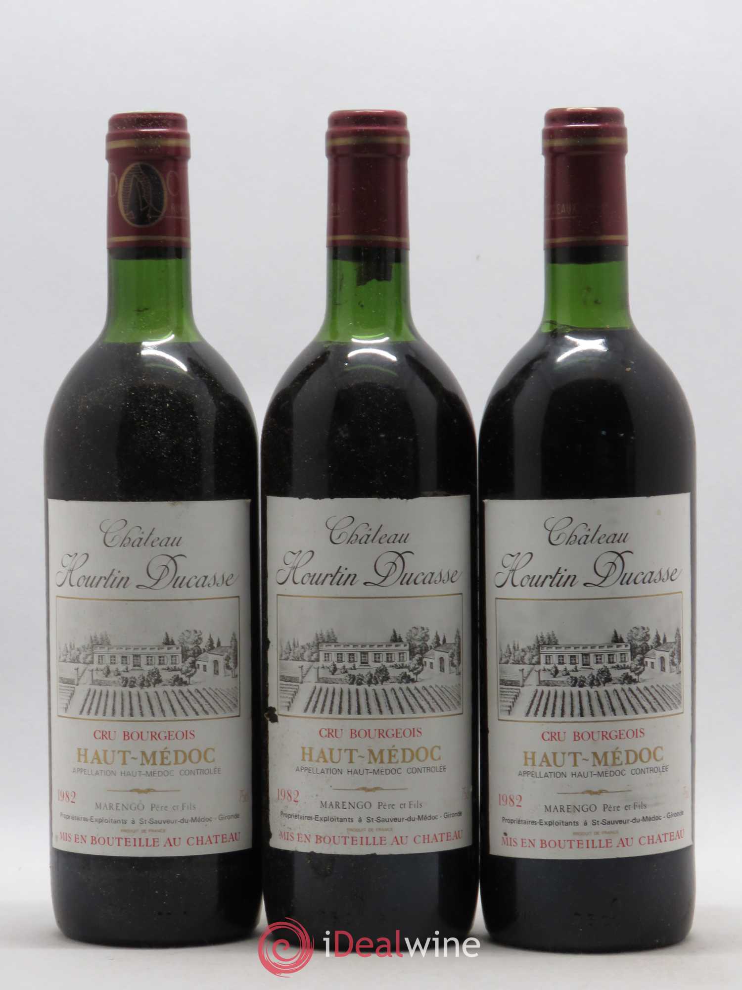 Château Hourtin Ducasse Cru Bourgeois (sans prix de réserve) 1982 - Lot de 6 bouteilles - 1
