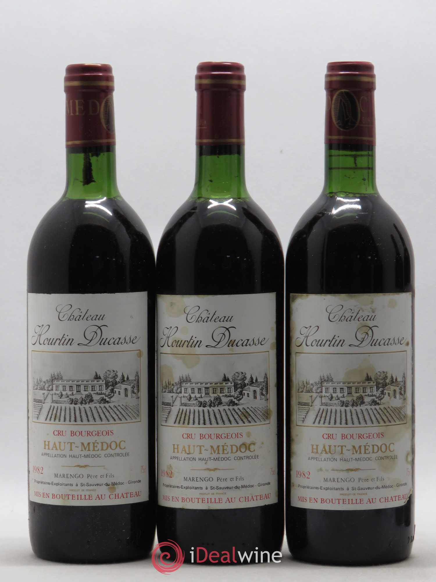 Château Hourtin Ducasse Cru Bourgeois (sans prix de réserve) 1982 - Lot de 6 bouteilles - 2