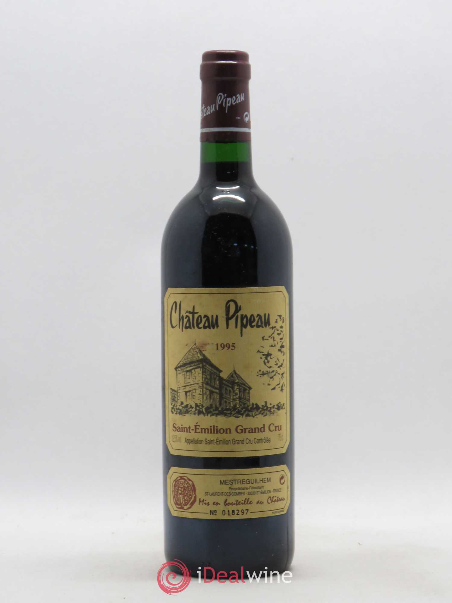 Château Pipeau 1995 - Lot de 1 bouteille - 0