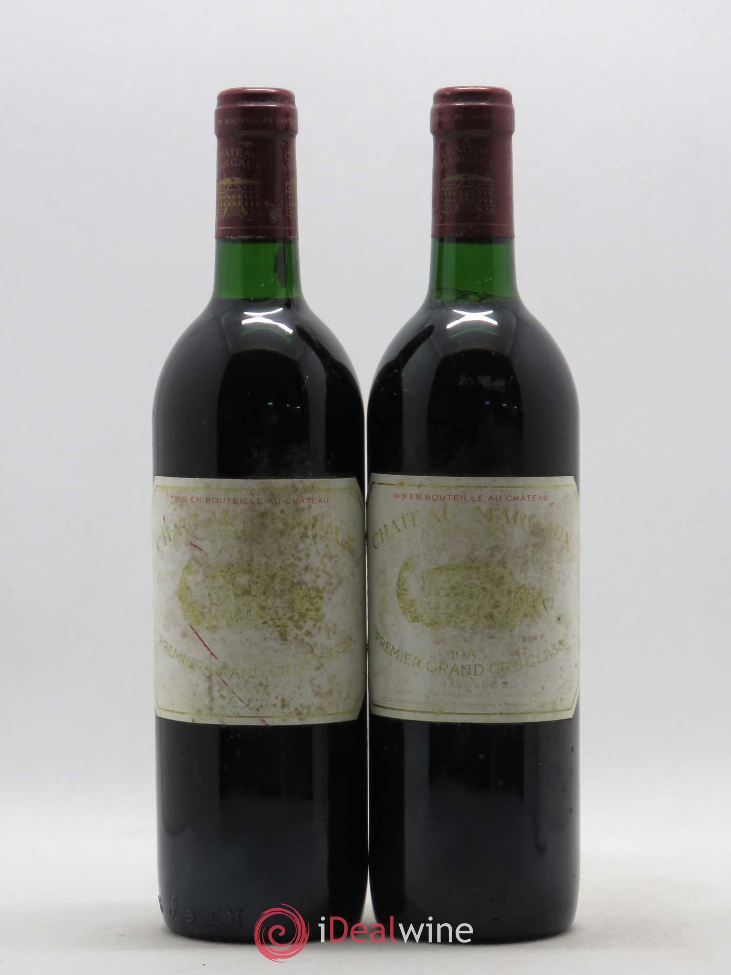 Château Margaux 1er Grand Cru Classé 1983 - Lot de 2 bouteilles - 0