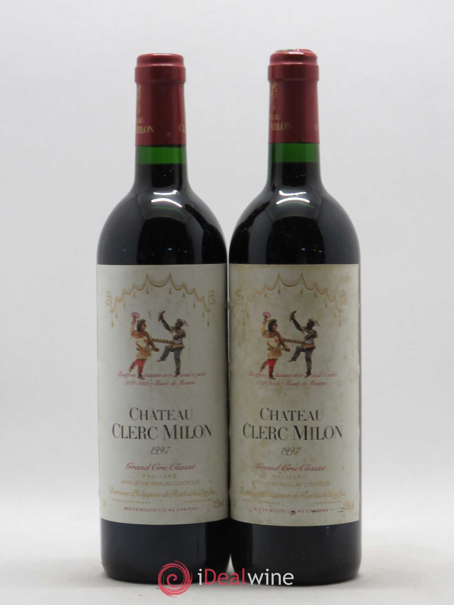 Château Clerc Milon 5ème Grand Cru Classé 1997 - Lot de 5 bouteilles - 2