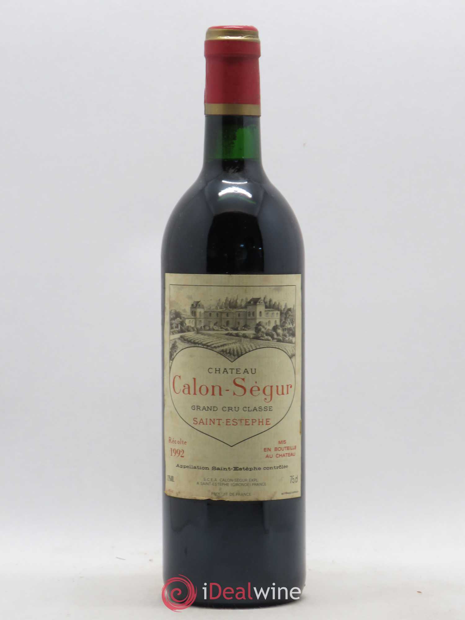 Château Calon Ségur 3ème Grand Cru Classé 1992 - Lot de 1 bouteille - 0