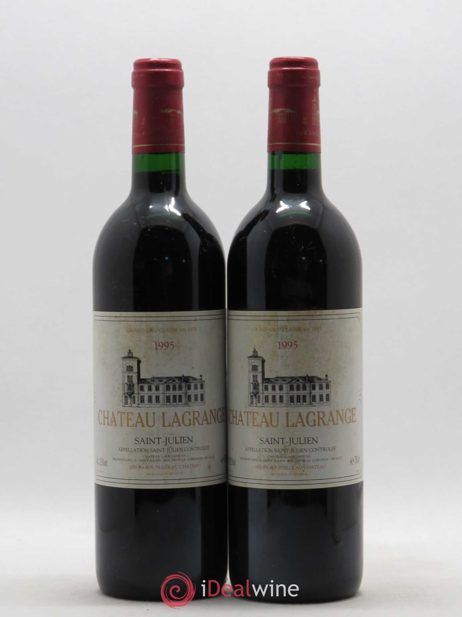 Château Lagrange 3ème Grand Cru Classé 1995 - Lot de 2 bouteilles - 0