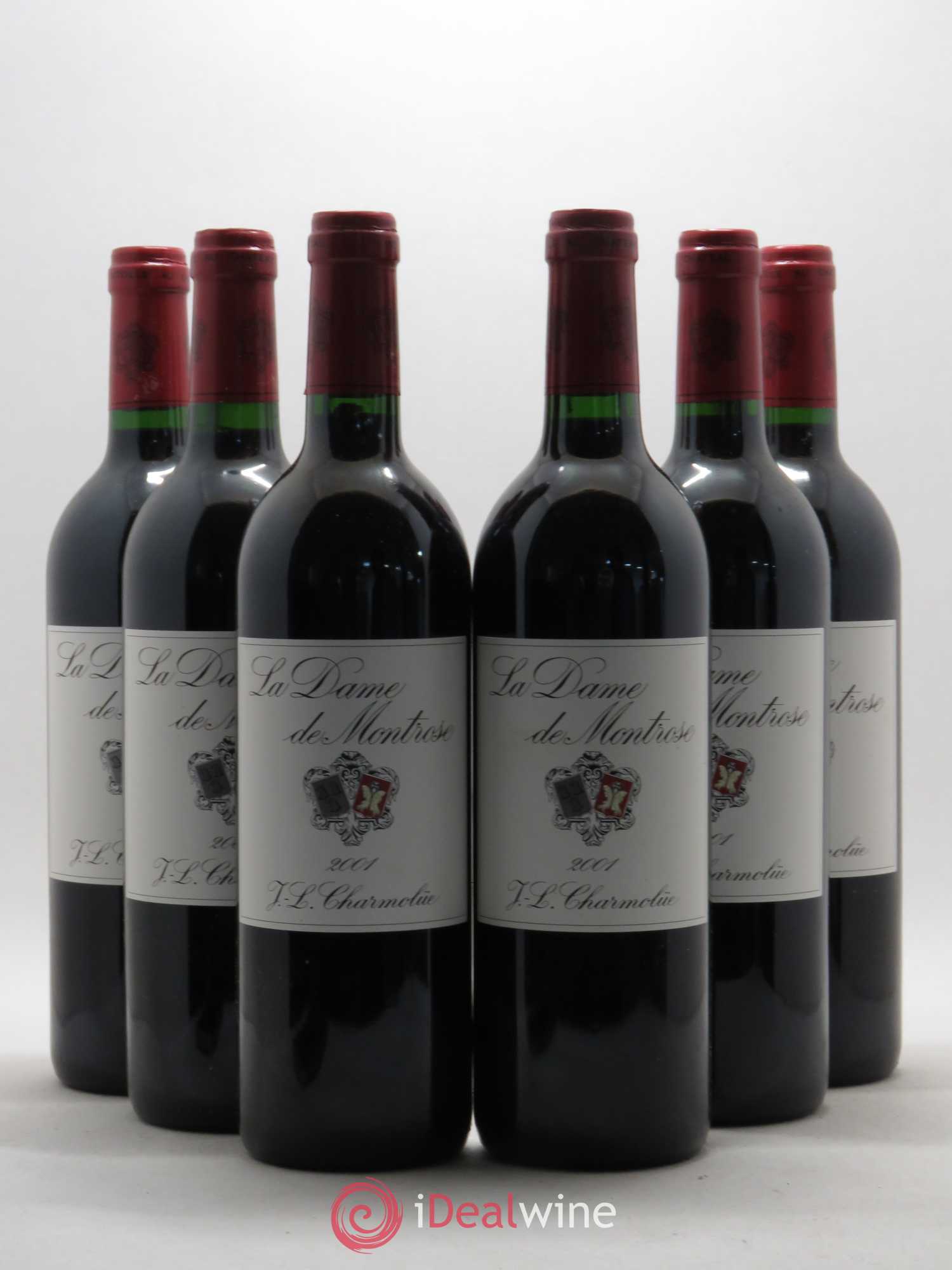 La Dame de Montrose Second Vin 2001 - Lot de 6 bouteilles - 0