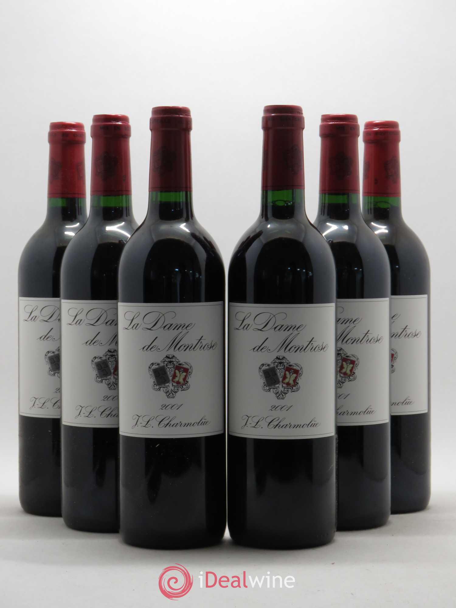 La Dame de Montrose Second Vin 2001 - Lot de 6 bouteilles - 0