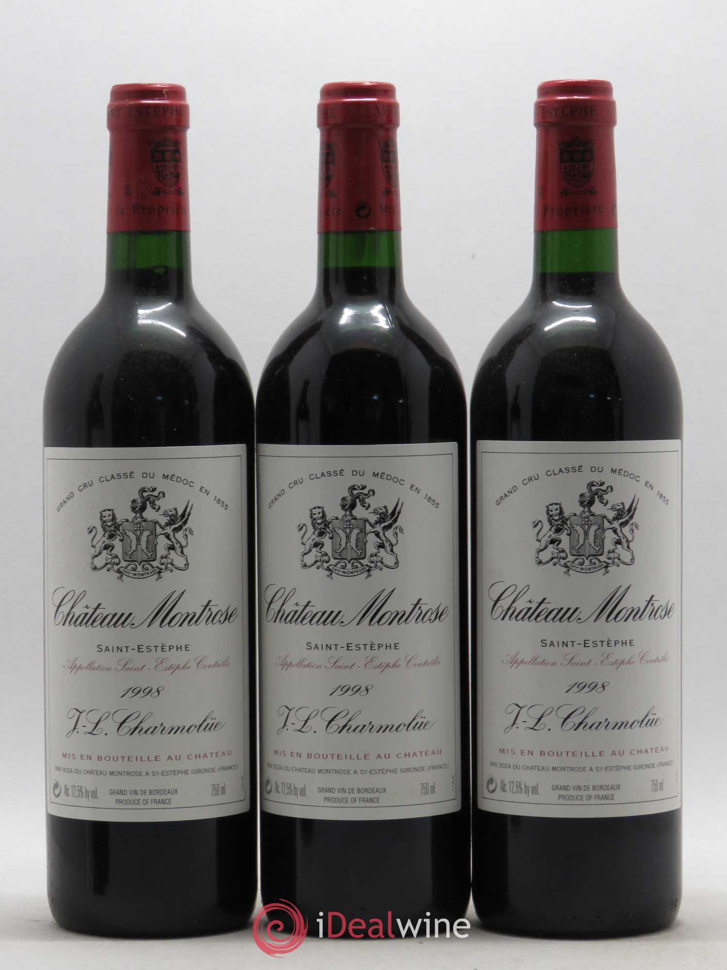 Château Montrose 2ème Grand Cru Classé 1998 - Lot de 12 bouteilles - 2