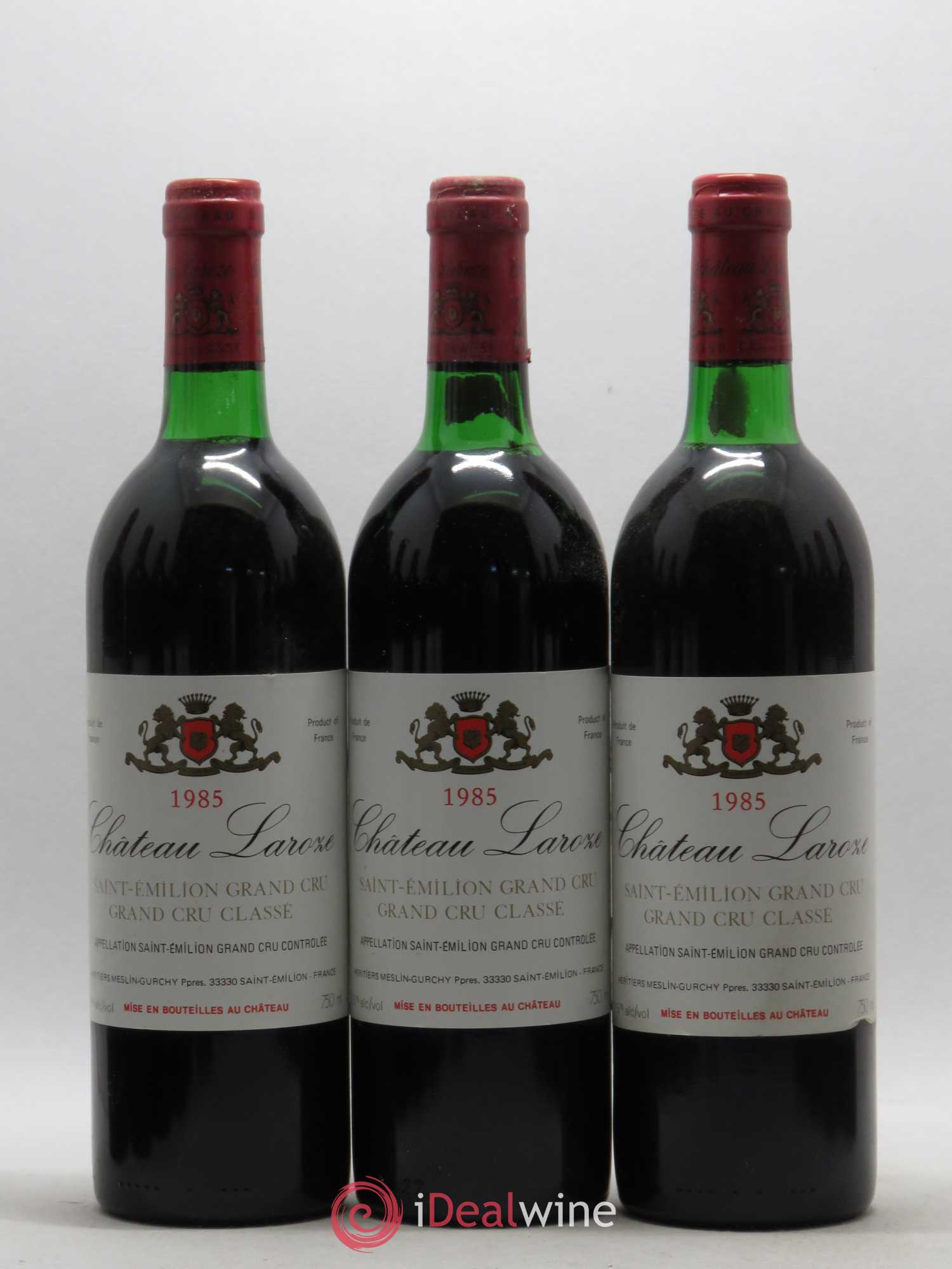 Château Laroze Grand Cru Classé (senza prezzo di riserva) 1985 - Lotto di 12 bottiglie - 1