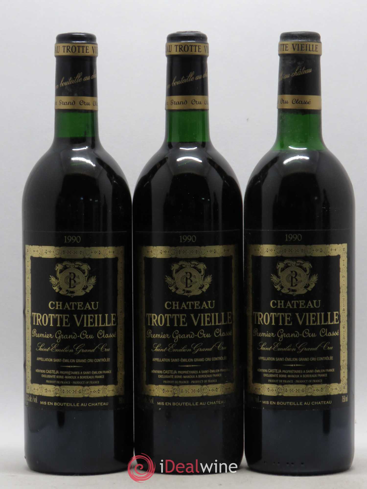Château Trotte Vieille 1er Grand Cru Classé B 1990 - Lot de 12 bouteilles - 3