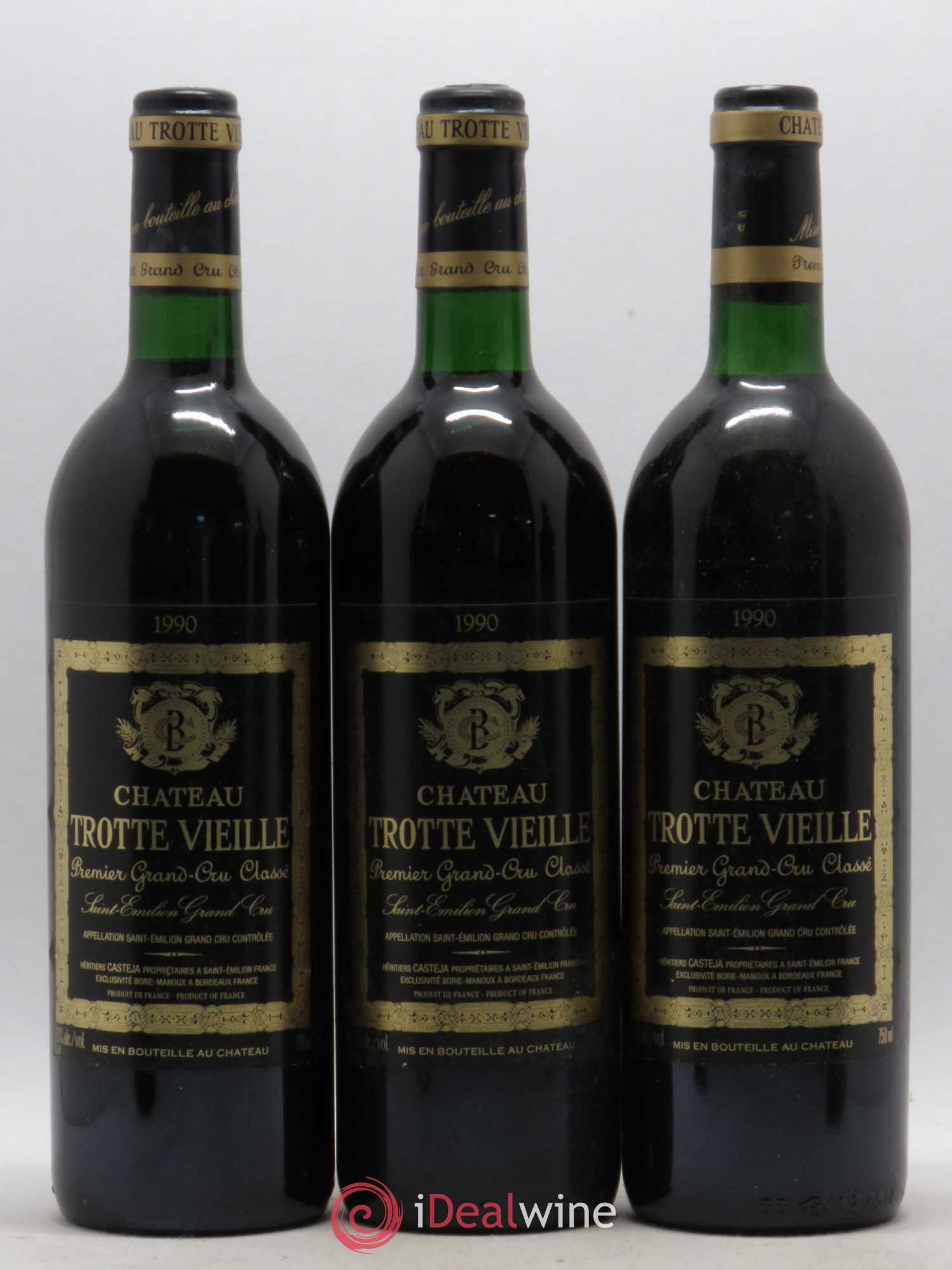 Château Trotte Vieille 1er Grand Cru Classé B 1990 - Lot de 12 bouteilles - 4