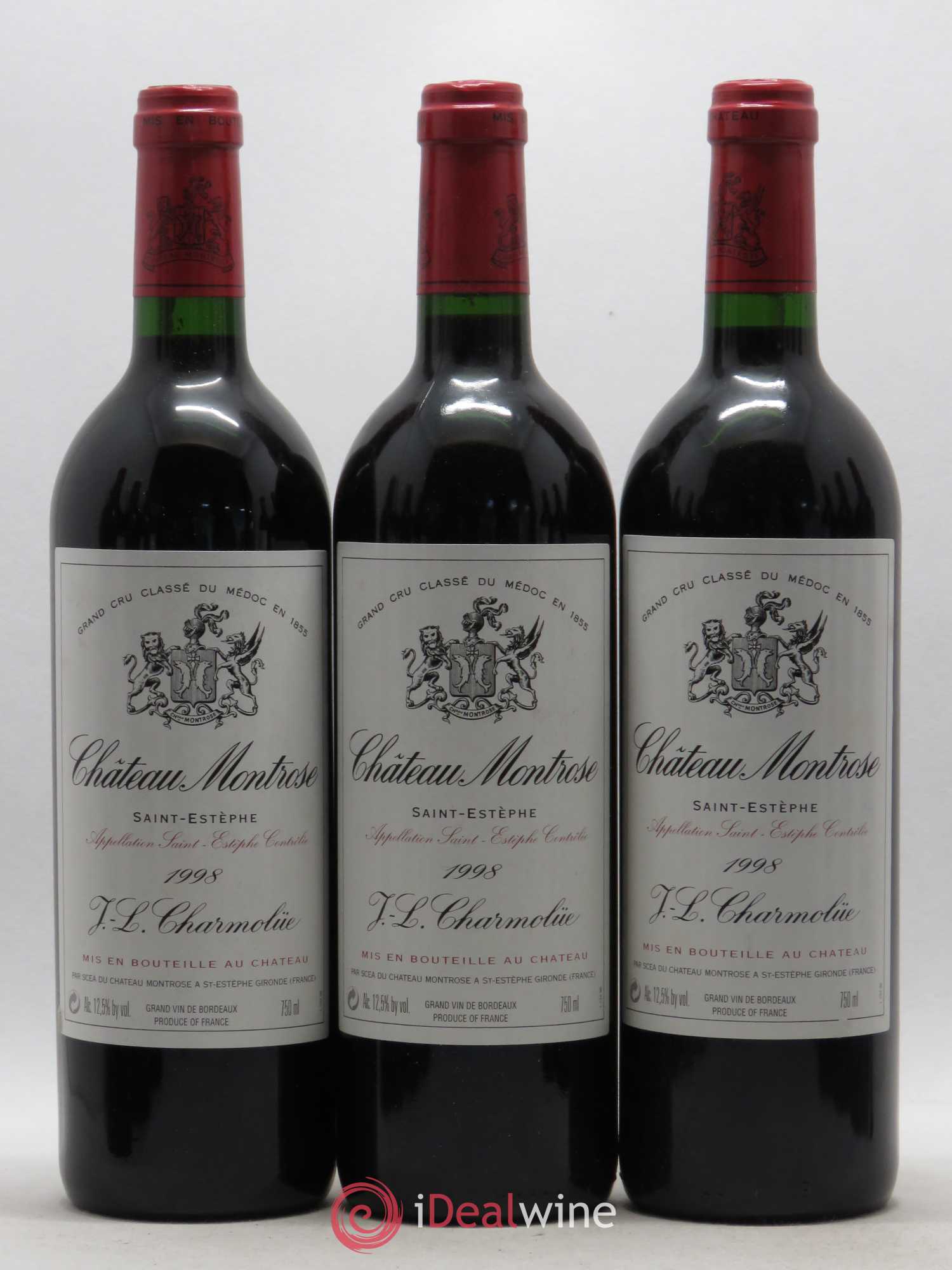 Château Montrose 2ème Grand Cru Classé 1998 - Lot de 12 bouteilles - 1