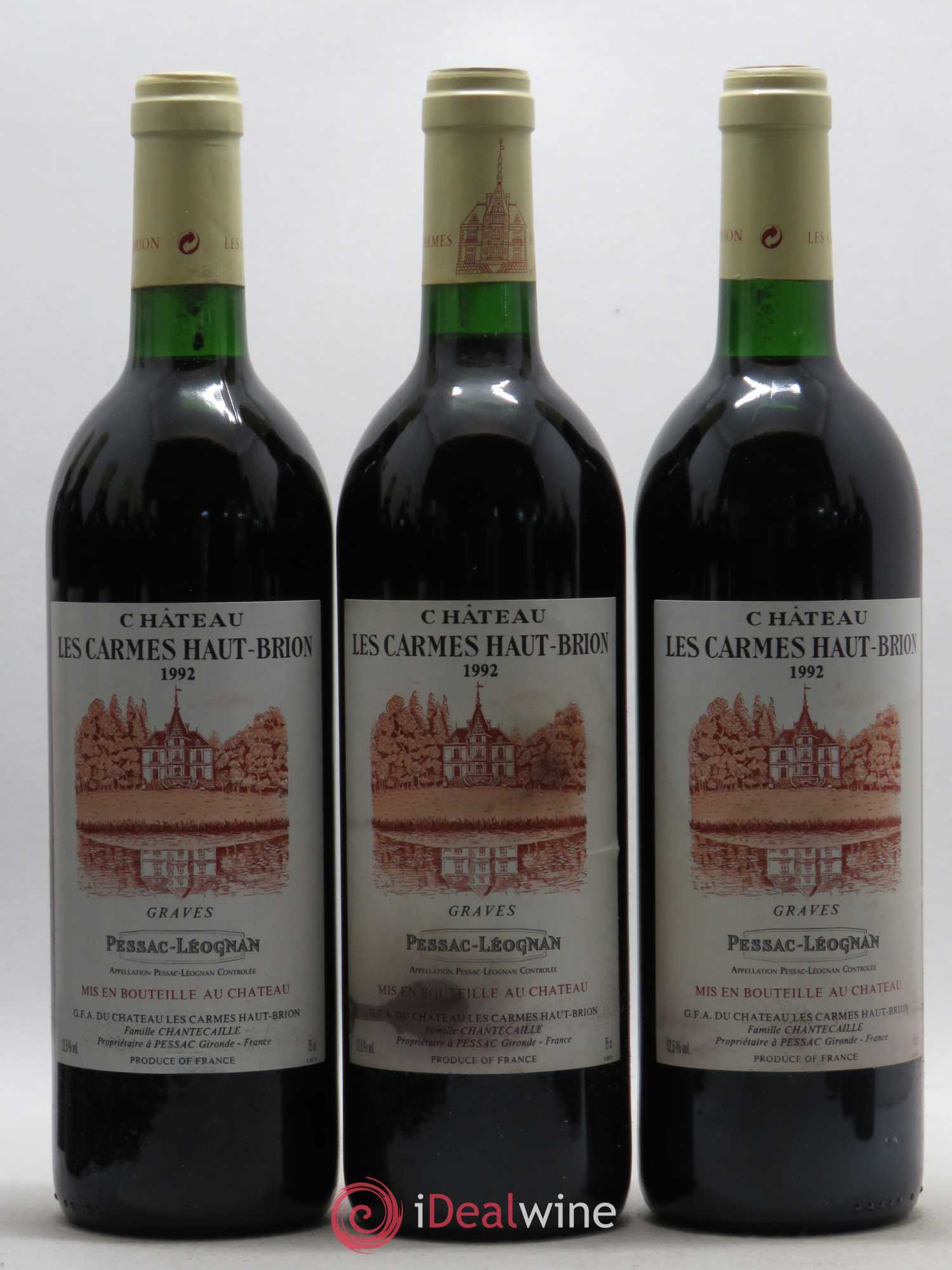Château Les Carmes Haut-Brion 1992 - Lot de 12 bouteilles - 4