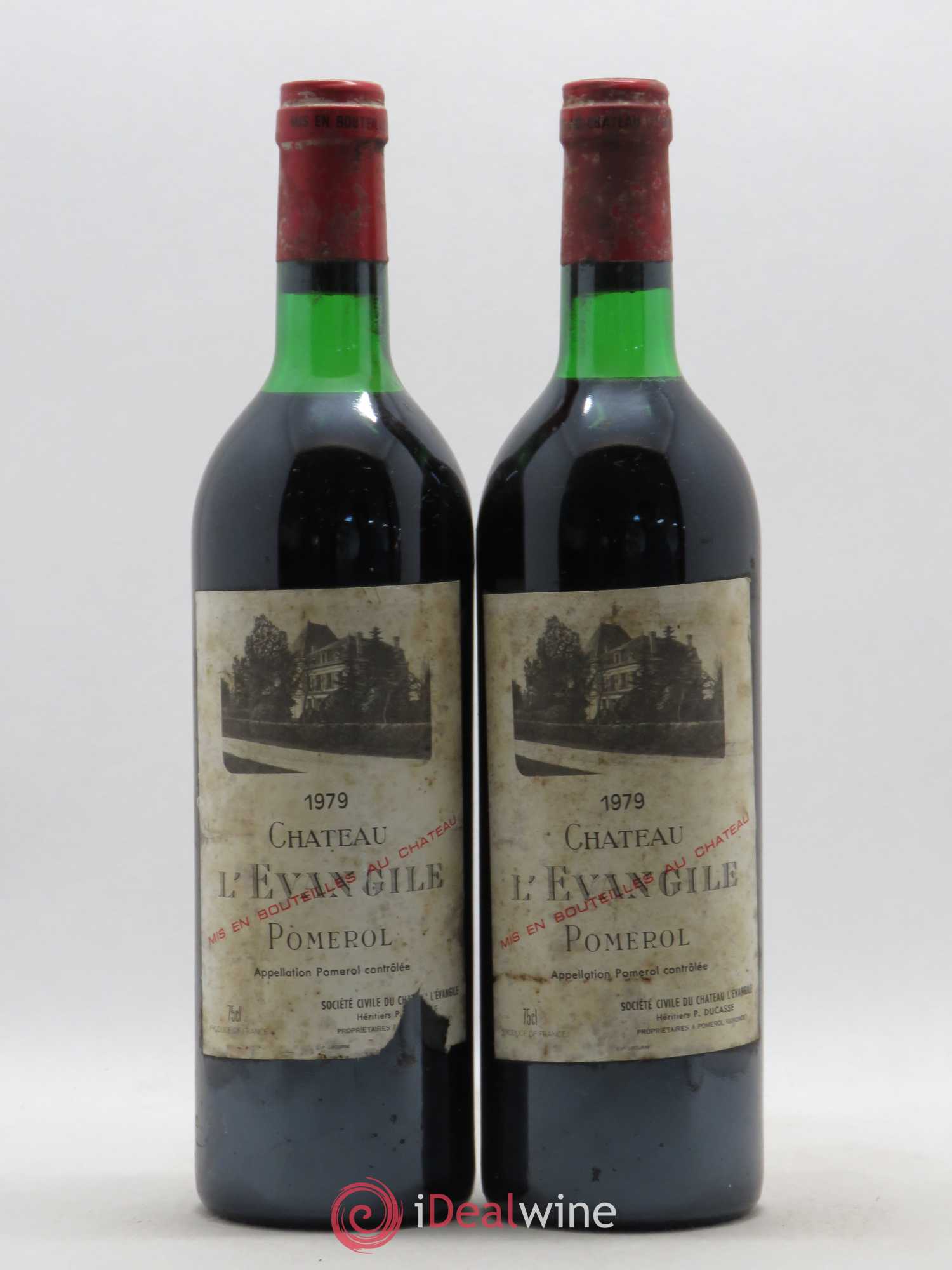 Château l' Évangile 1979 - Lot de 2 bouteilles - 0