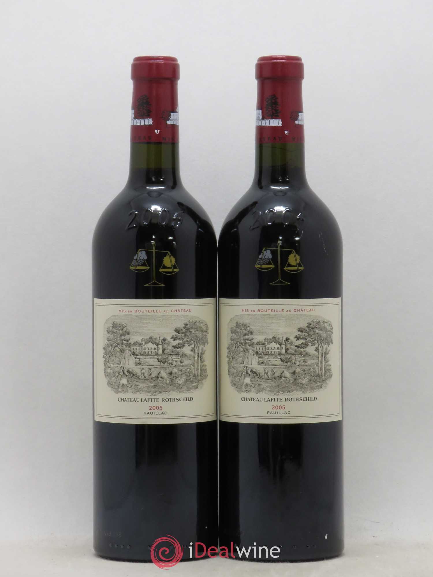 Château Lafite Rothschild 1er Grand Cru Classé 2005 - Lot de 2 bouteilles - 0