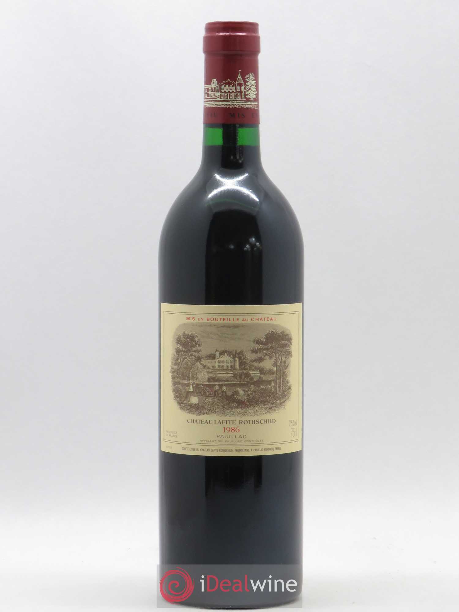 Château Lafite Rothschild 1er Grand Cru Classé 1986 - Lot de 1 bouteille - 0