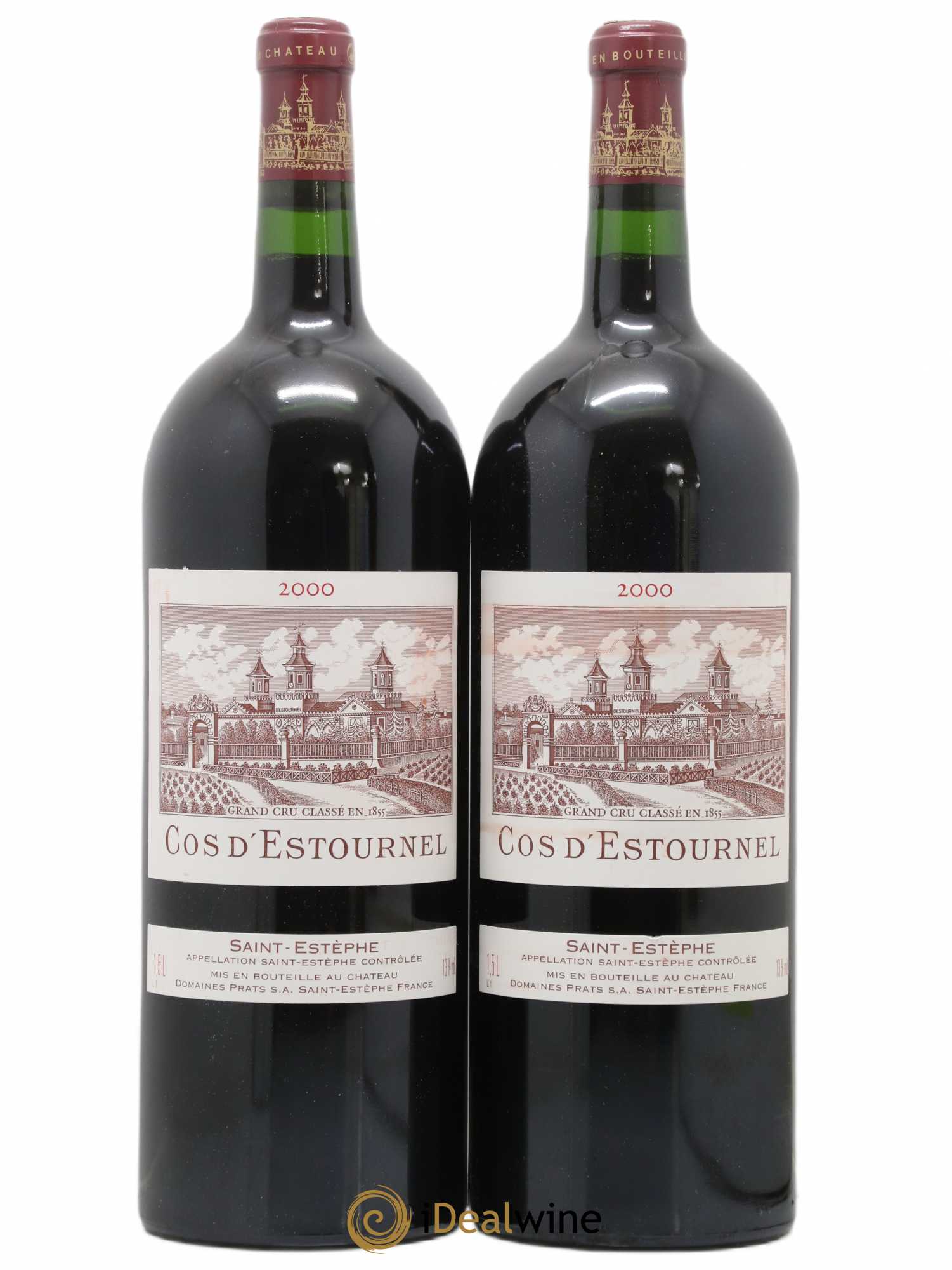 Cos d'Estournel 2ème Grand Cru Classé 2000 - Lot de 2 magnums - 0