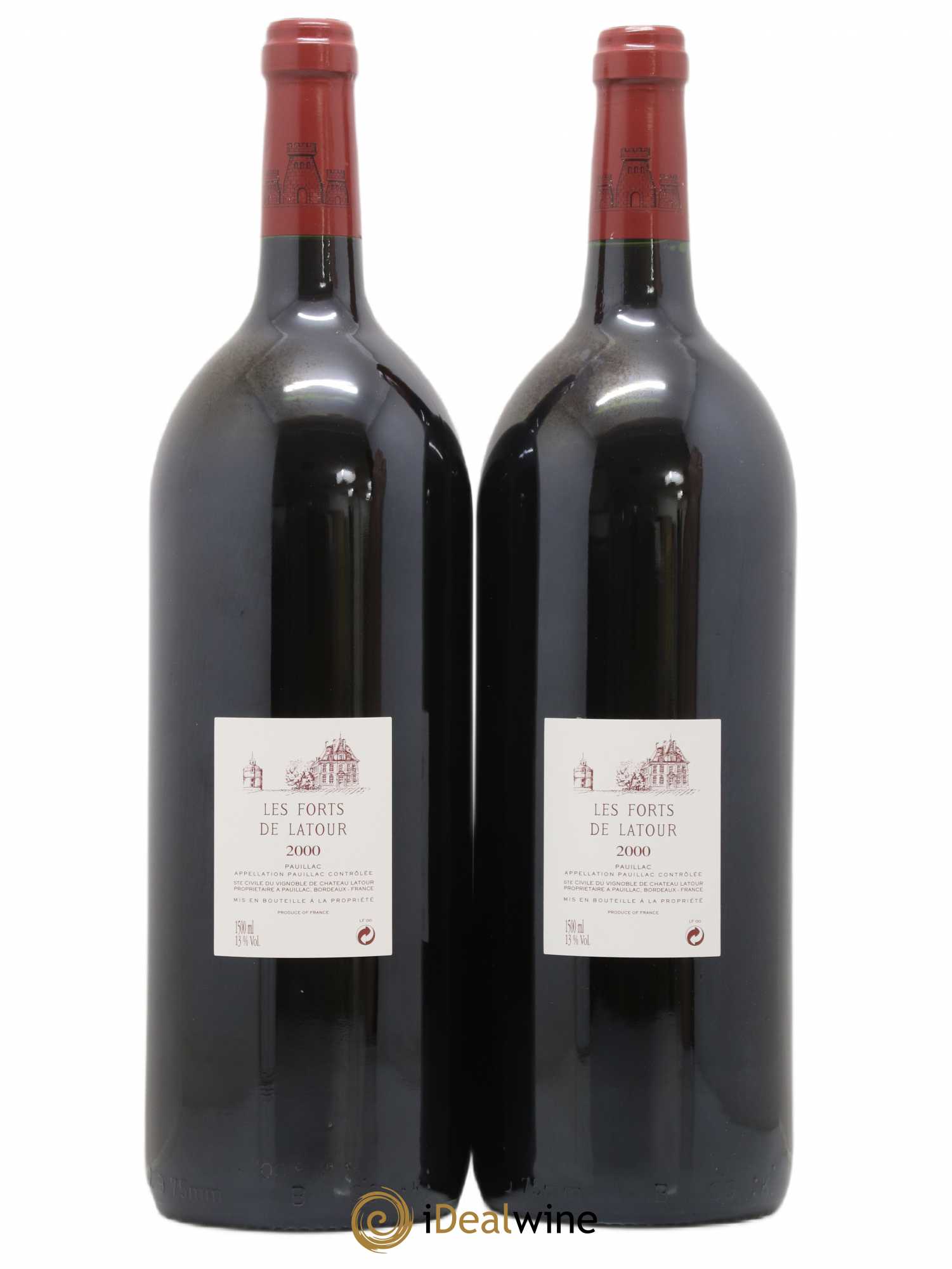 Les Forts de Latour Second Vin 2000 - Lot de 2 magnums - 1