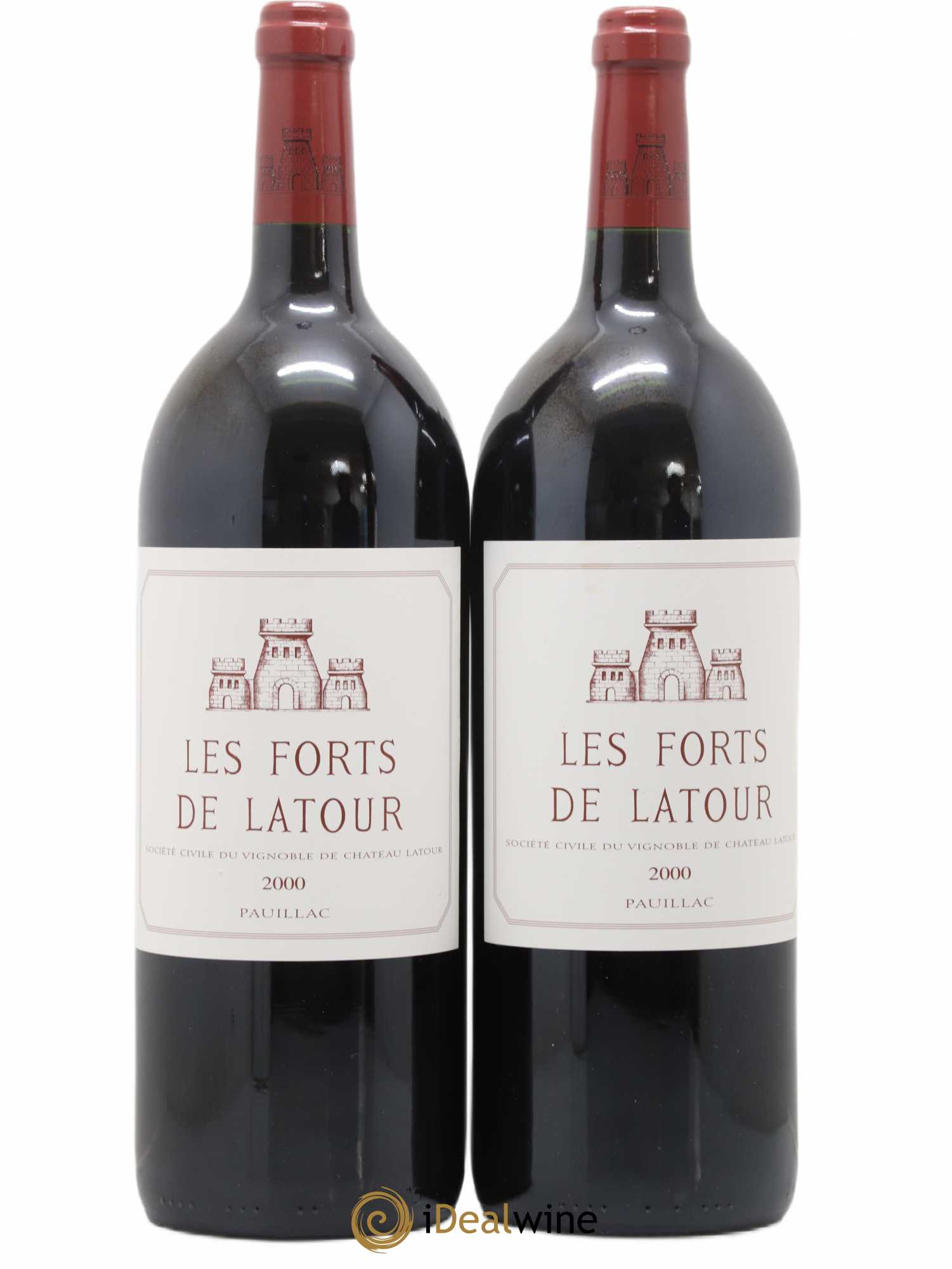 Les Forts de Latour Second Vin 2000 - Lot de 2 magnums - 0