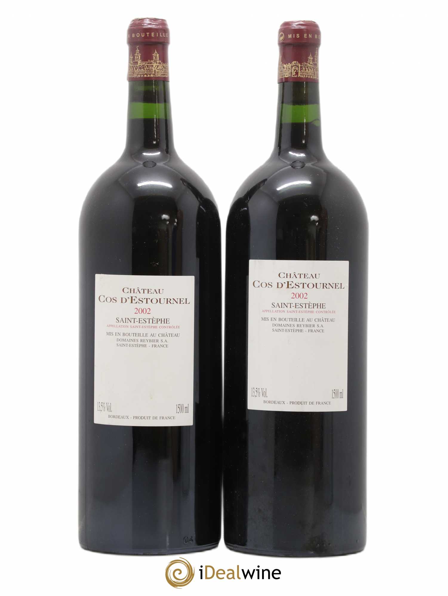 Cos d'Estournel 2ème Grand Cru Classé 2002 - Lot de 2 magnums - 1