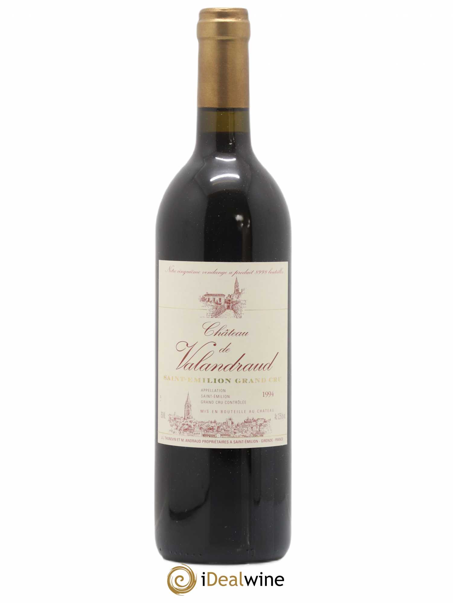 Château de Valandraud 1994 - Lot de 1 bouteille - 0