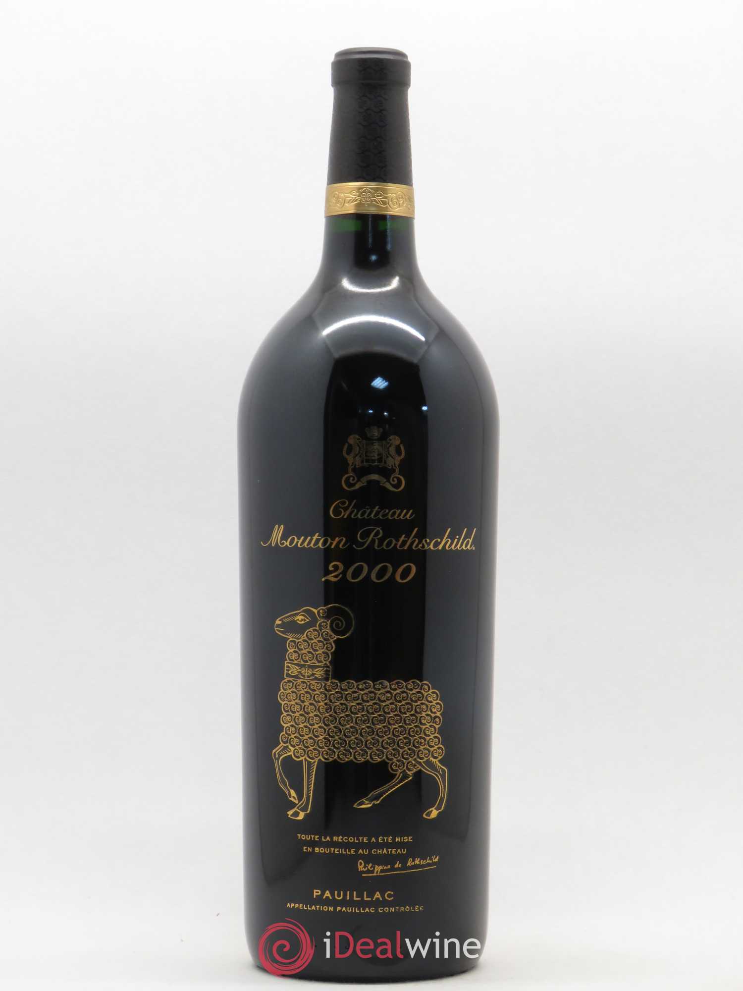 Château Mouton Rothschild 1er Grand Cru Classé 2000 - Lot de 1 magnum - 0