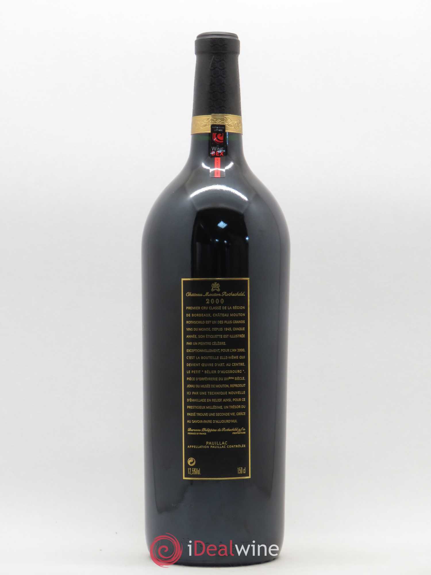 Château Mouton Rothschild 1er Grand Cru Classé 2000 - Lot de 1 magnum - 1