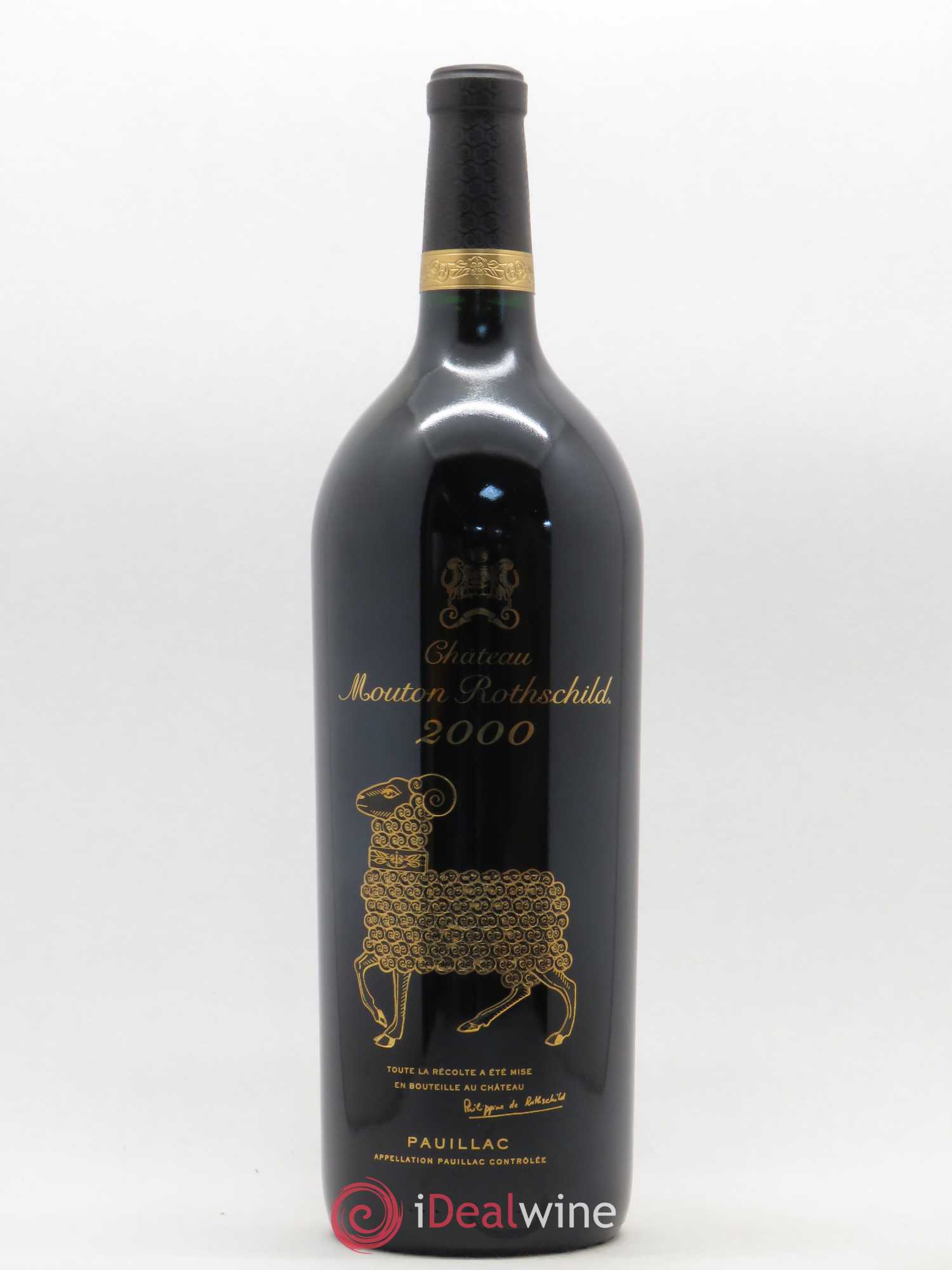 Château Mouton Rothschild 1er Grand Cru Classé 2000 - Lot de 1 magnum - 0
