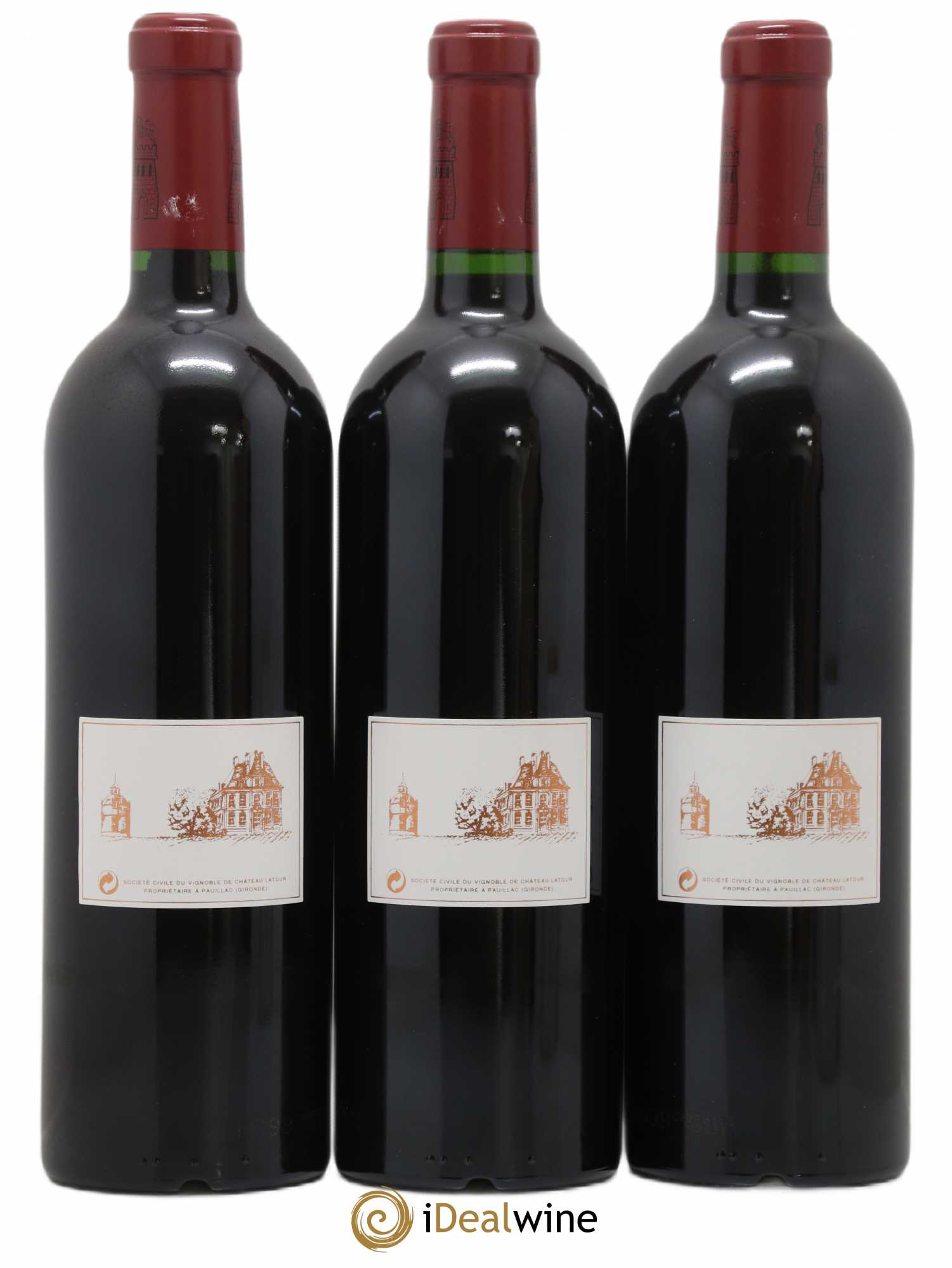 Château Latour 1er Grand Cru Classé 1999 - Lot de 3 bouteilles - 1