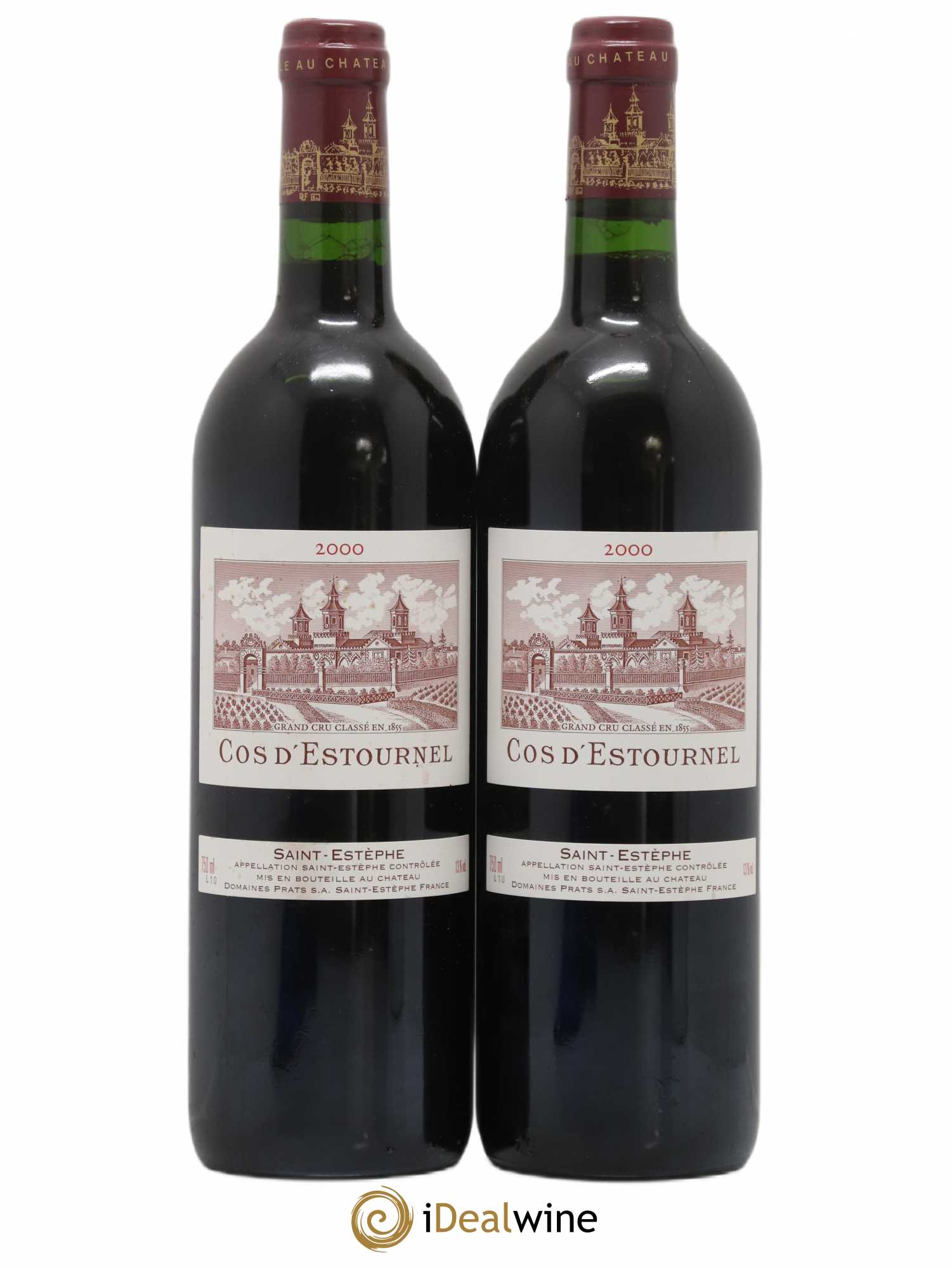 Cos d'Estournel 2ème Grand Cru Classé 2000 - Lot de 2 bouteilles - 0