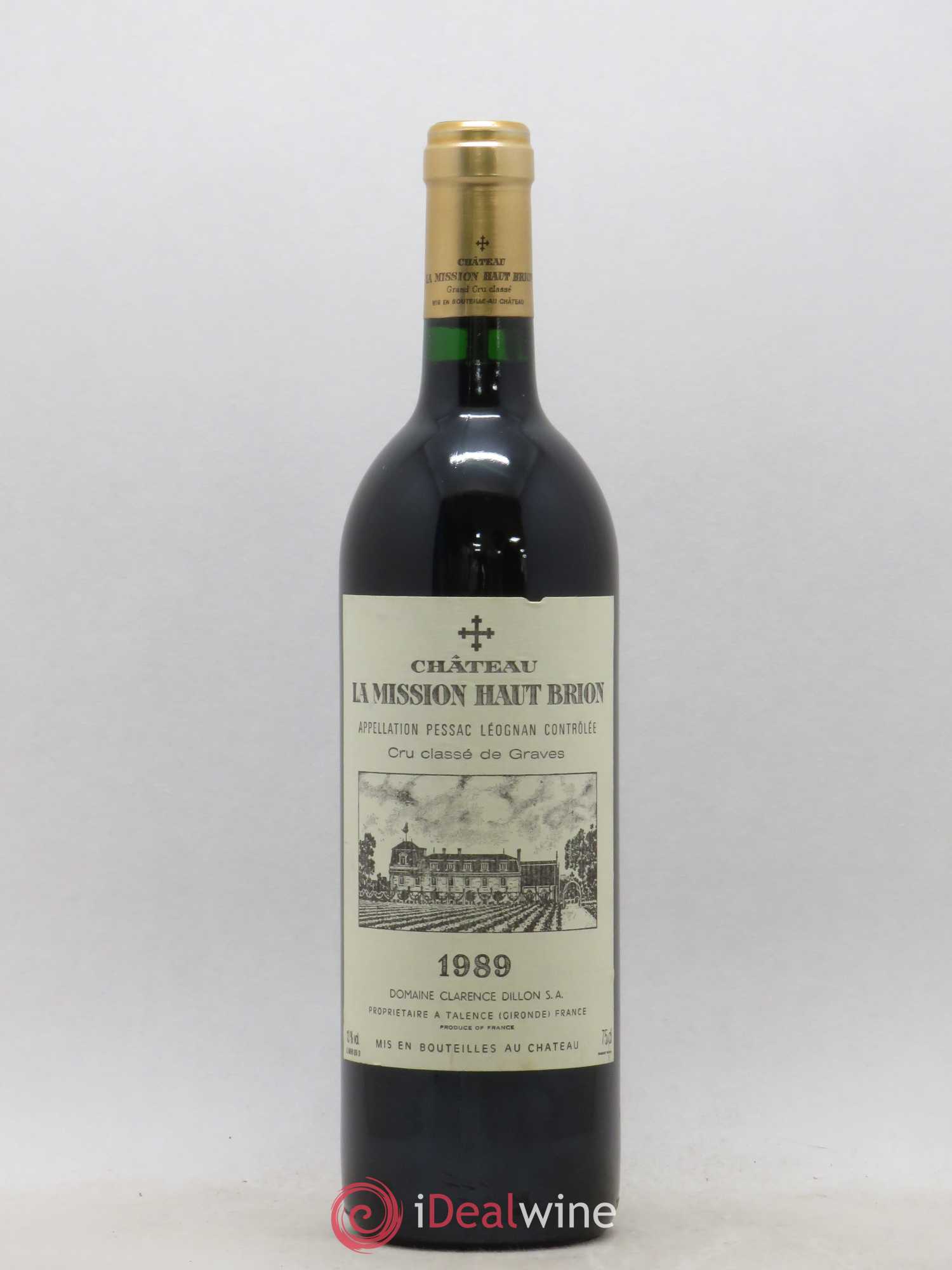 Château la Mission Haut-Brion Cru Classé de Graves 1989 - Lotto di 1 bottiglia - 0