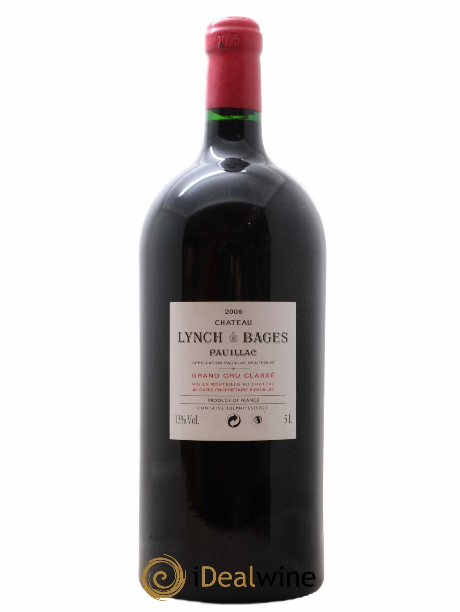 Château Lynch Bages 5ème Grand Cru Classé 2006 - Lot of 1 Jeroboam - 1