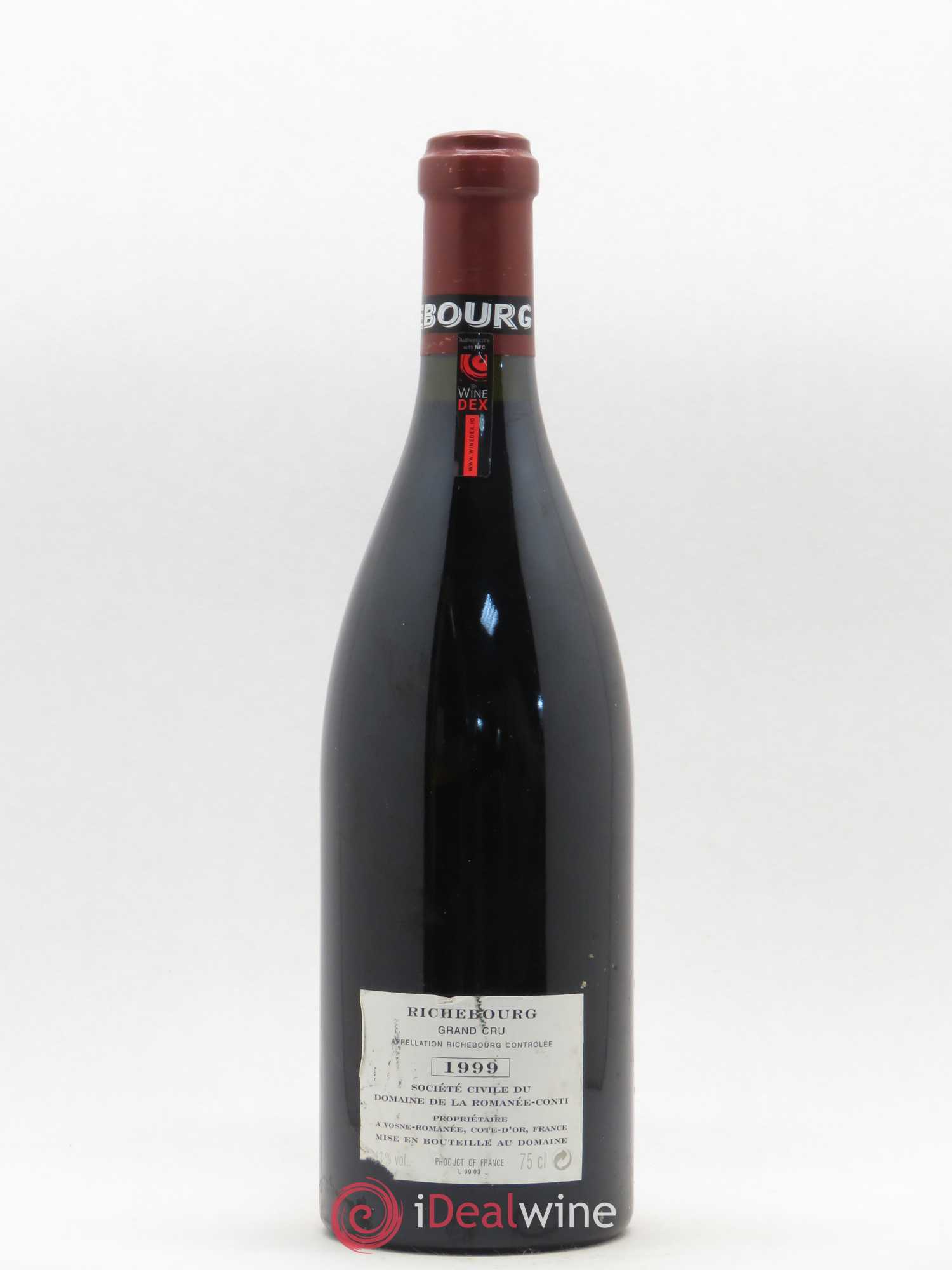 Richebourg Grand Cru Domaine de la Romanée-Conti 1999 - Lot de 1 bouteille - 1