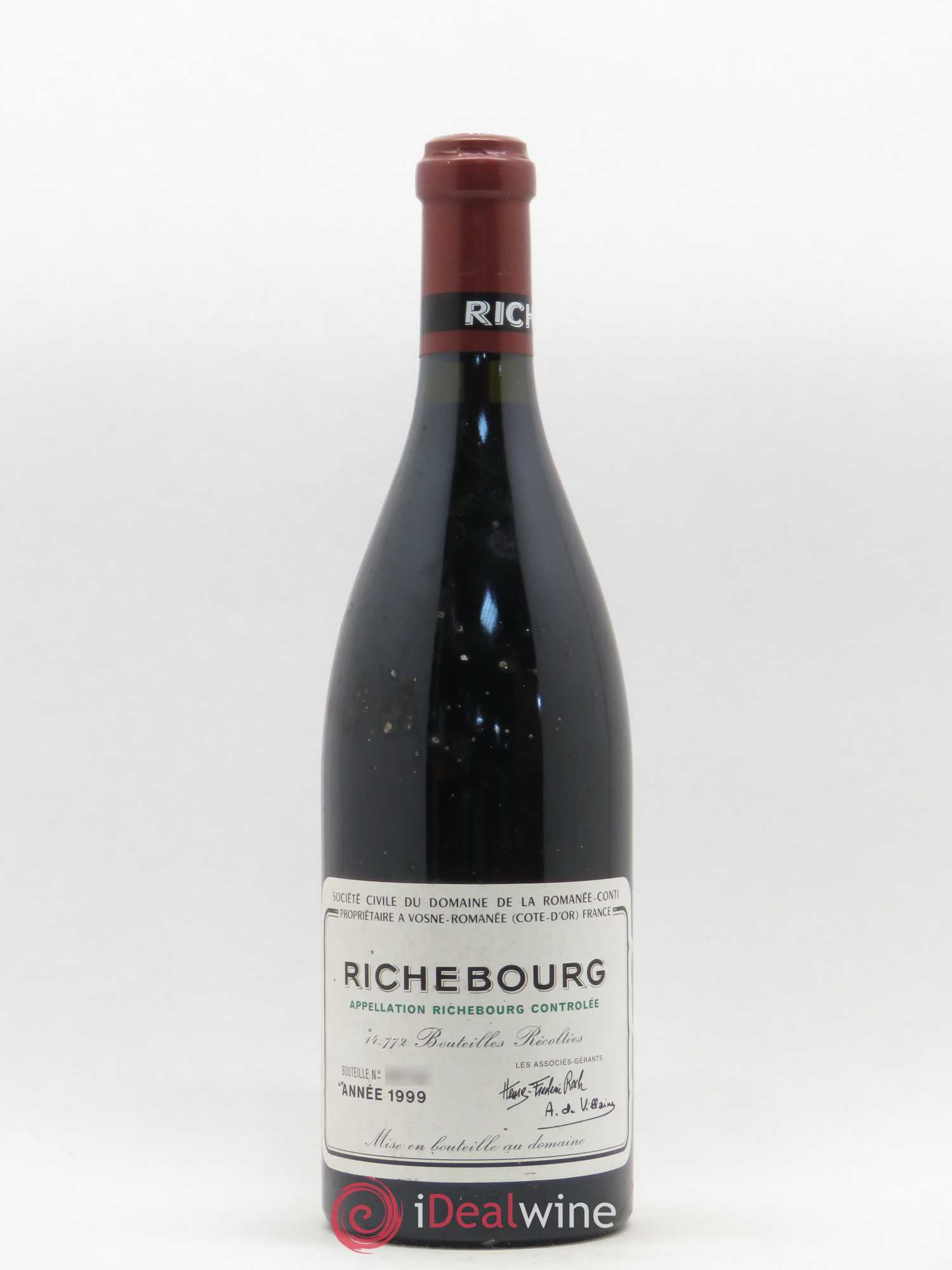 Richebourg Grand Cru Domaine de la Romanée-Conti 1999 - Lot de 1 bouteille - 0