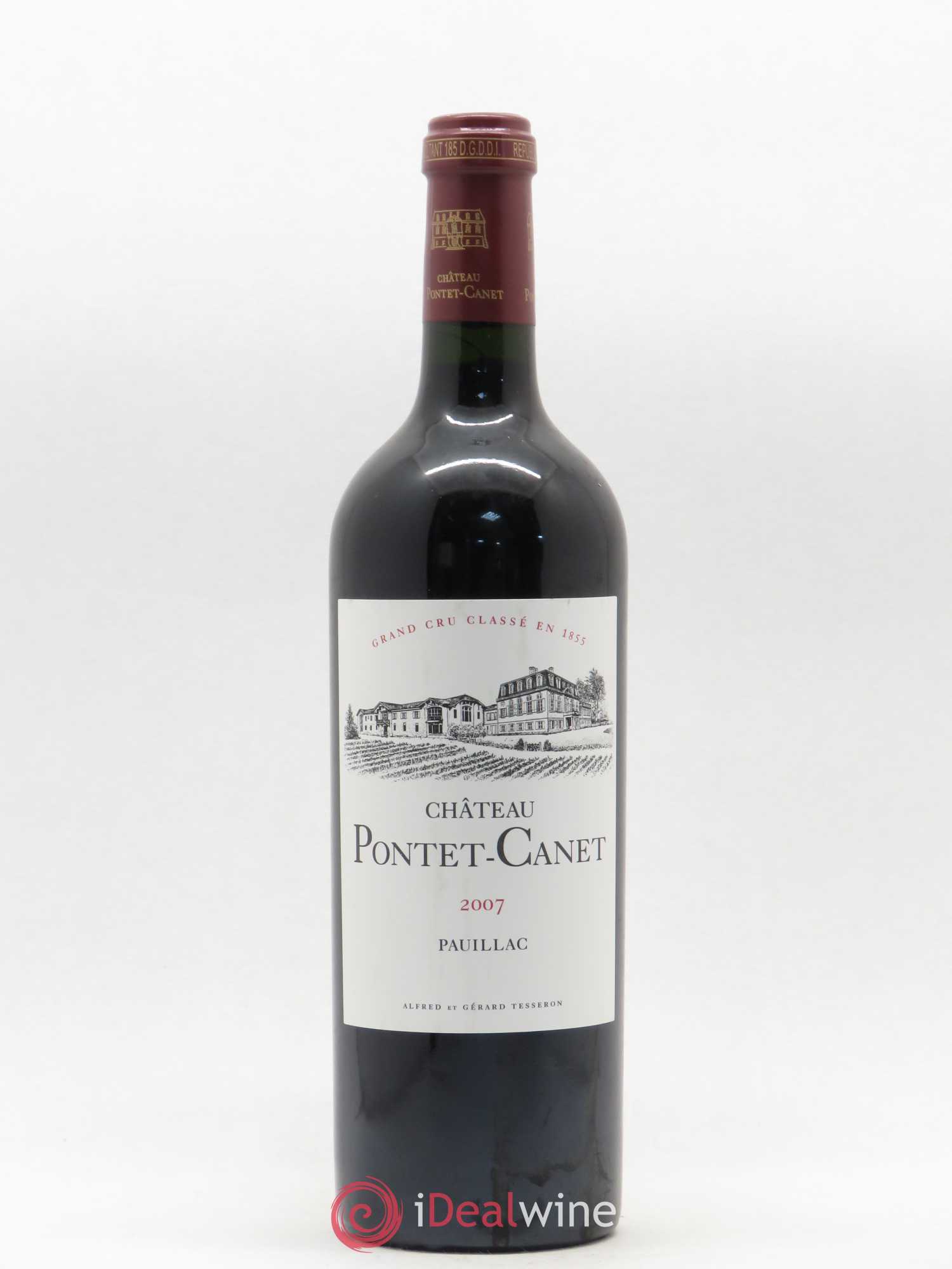 Château Pontet Canet 5ème Grand Cru Classé 2007 - Lot de 1 bouteille - 0