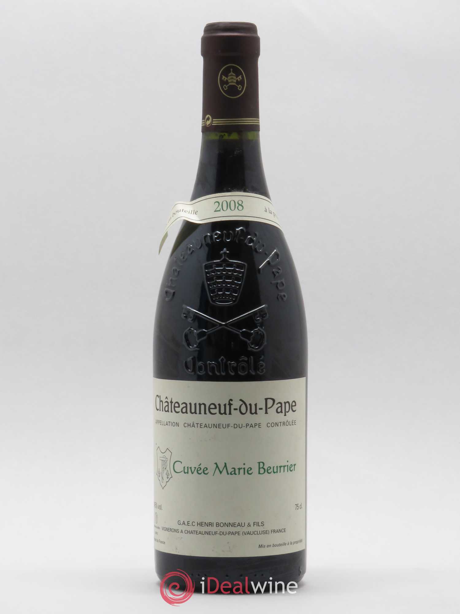 Châteauneuf-du-Pape Marie Beurrier Henri Bonneau & Fils 2008 - Lot de 1 bouteille - 0