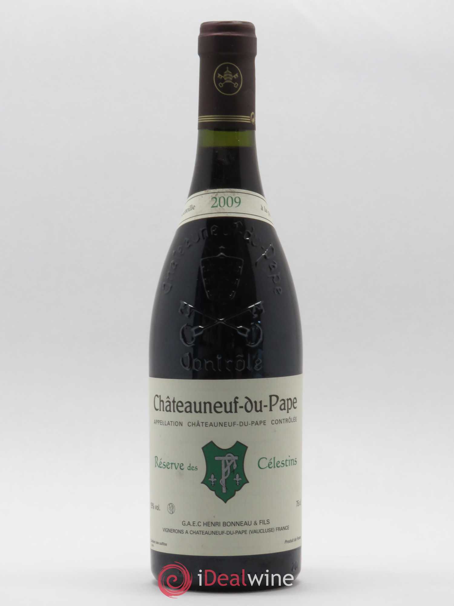 Châteauneuf-du-Pape Réserve des Célestins Henri Bonneau & Fils 2009 - Lot de 1 bouteille - 0