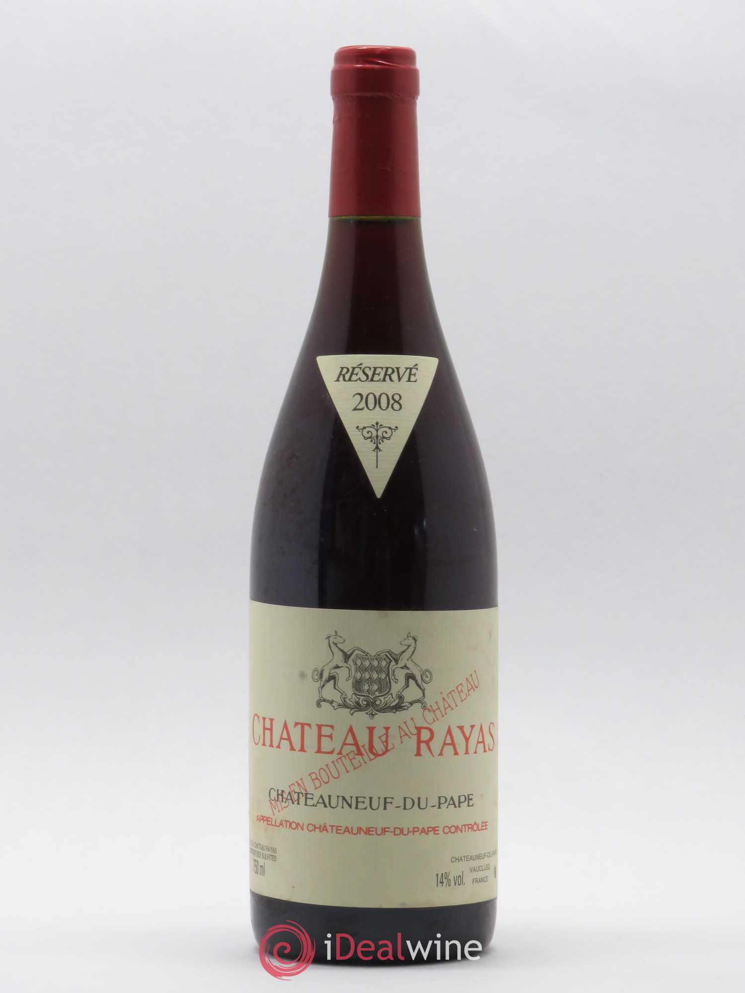Châteauneuf-du-Pape Château Rayas Emmanuel Reynaud 2008 - Lot de 1 bouteille - 0
