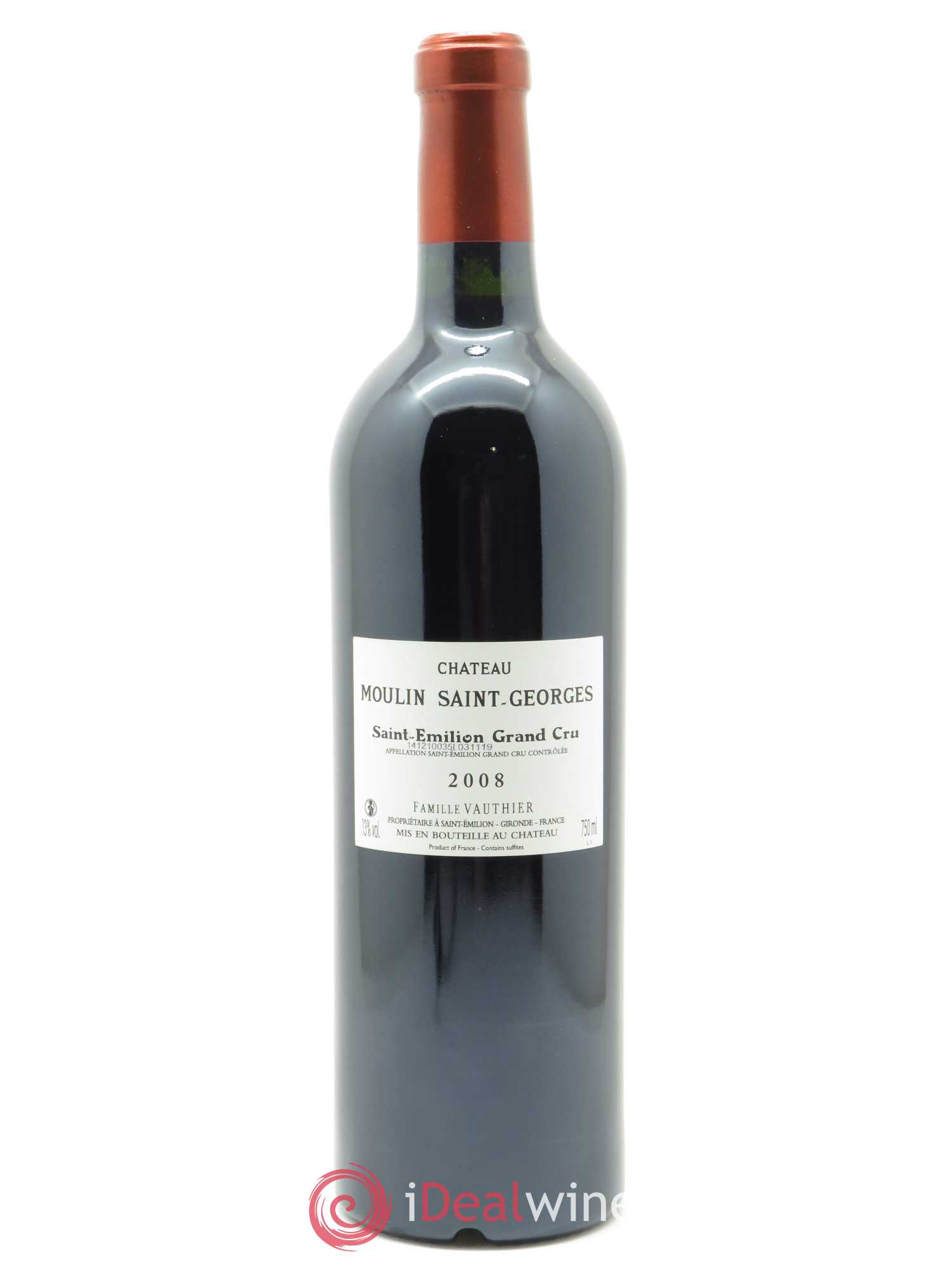 Château Moulin Saint Georges 2008 - Lot of 1 bottle - 1