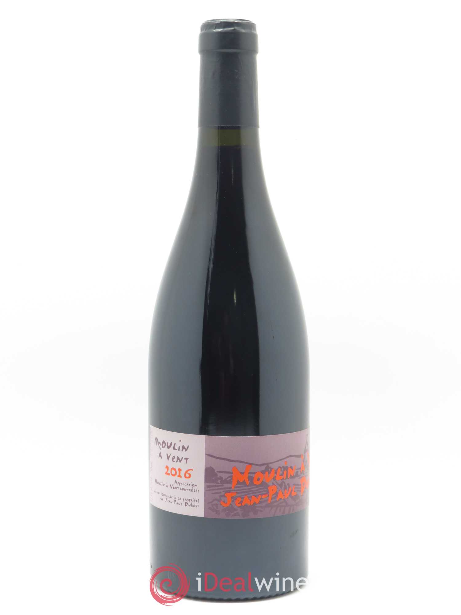 Moulin-à-Vent Nature Domaine Jean-Paul Dubost 2016 - Lot de 1 bouteille - 1
