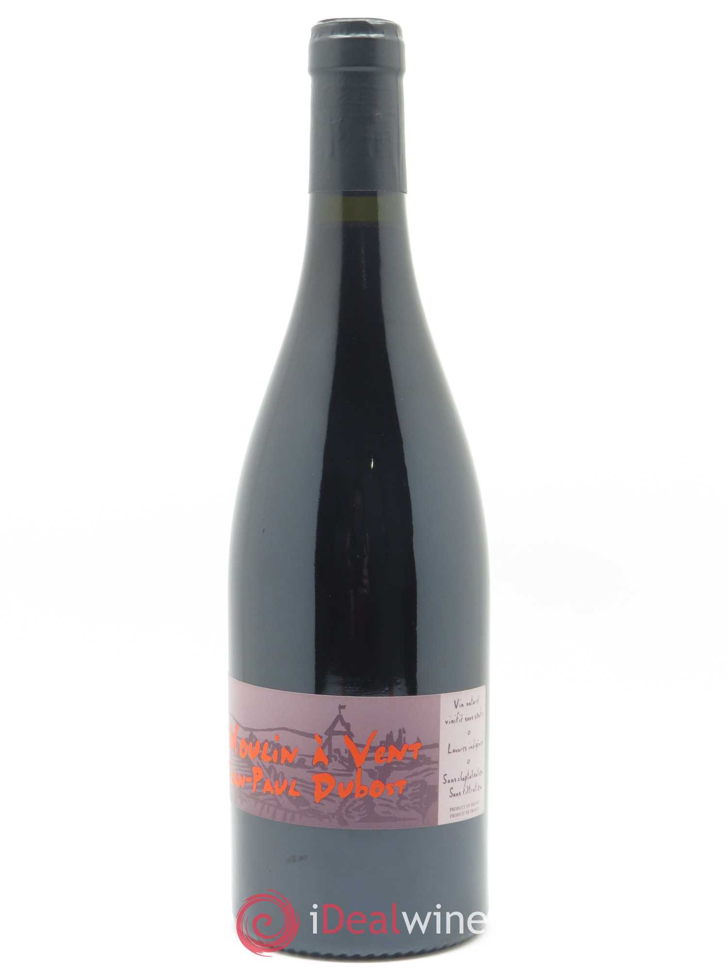Moulin-à-Vent Nature Domaine Jean-Paul Dubost 2016 - Lot de 1 bouteille - 2