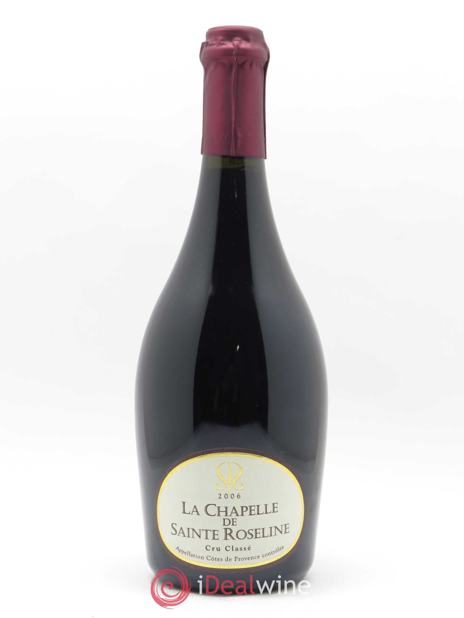 Côtes de Provence Château Sainte-Roseline La Chapelle 2006 - Lot de 1 bouteille - 0
