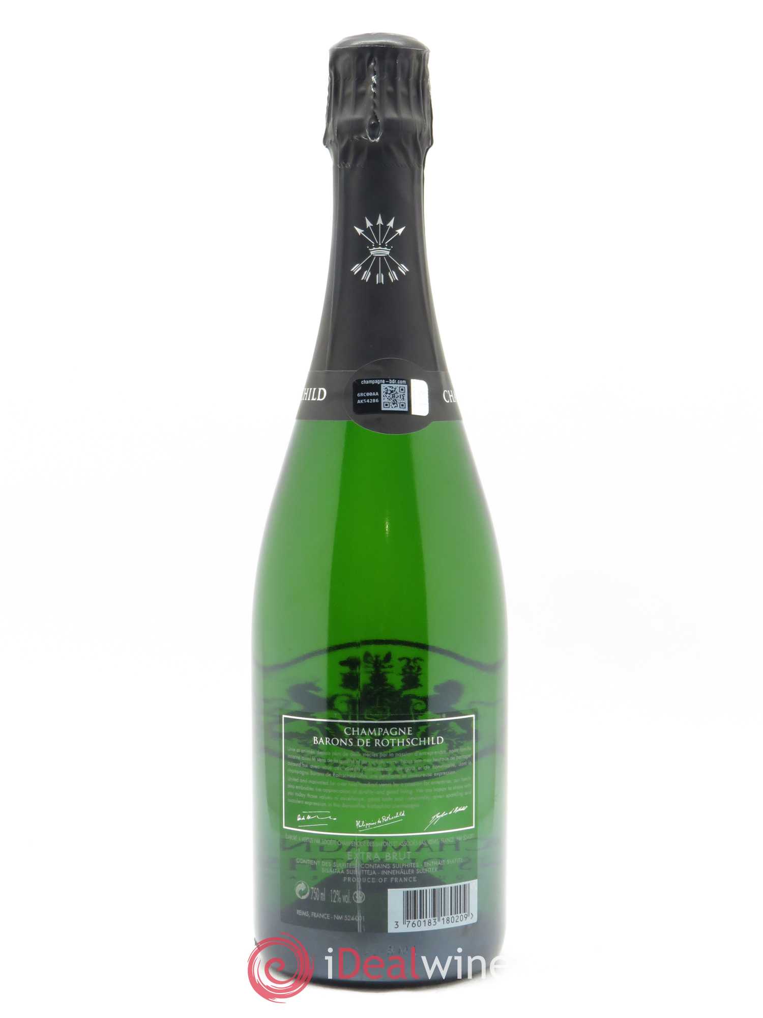 Extra-Brut Domaine Barons de Rothschild - Lot de 1 bouteille - 1
