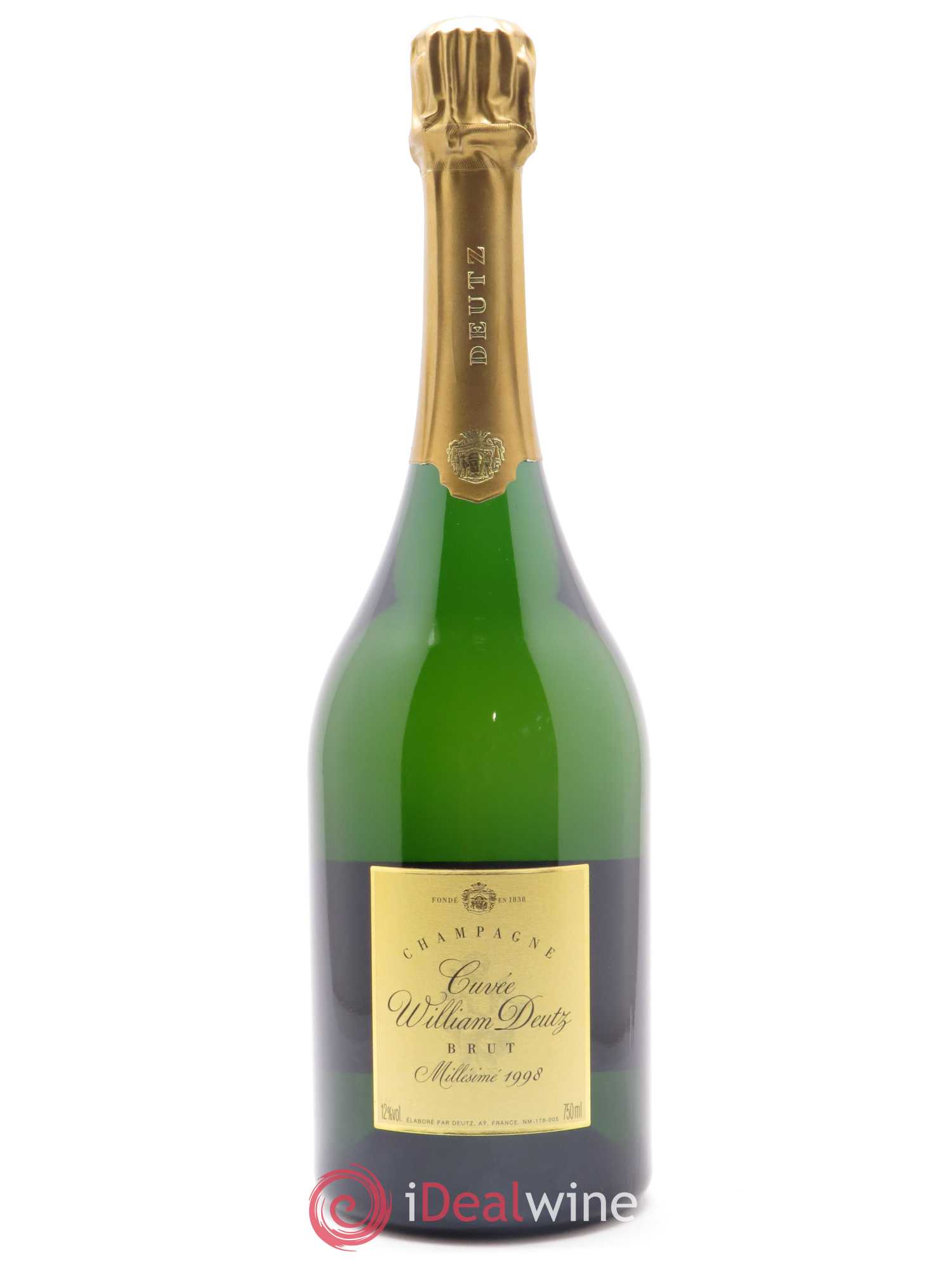 Cuvée William Deutz Deutz 1998 - Lot de 1 bouteille - 1