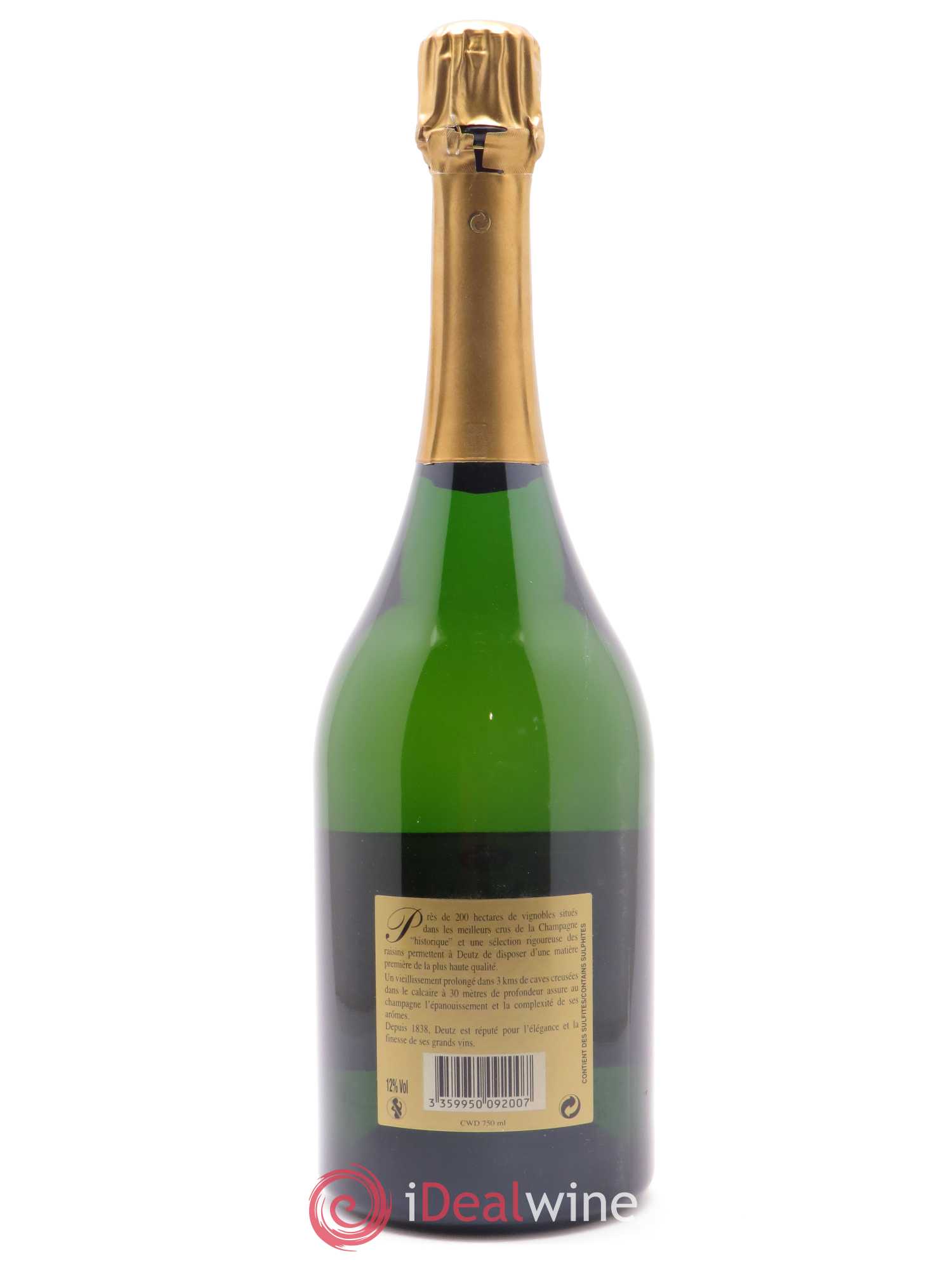 Cuvée William Deutz Deutz 1998 - Lot de 1 bouteille - 2