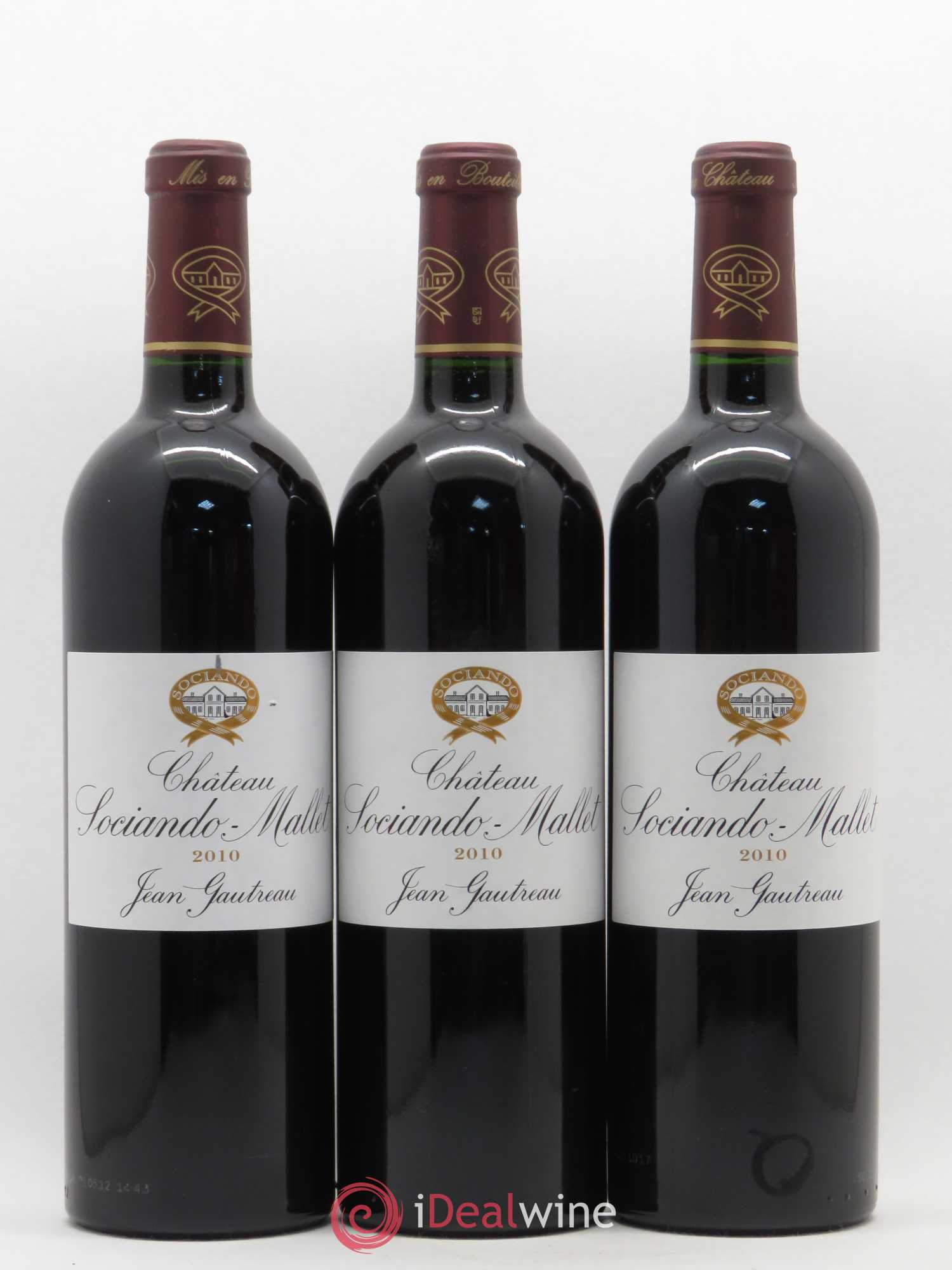 Château Sociando Mallet 2010 - Lot de 6 bouteilles - 2