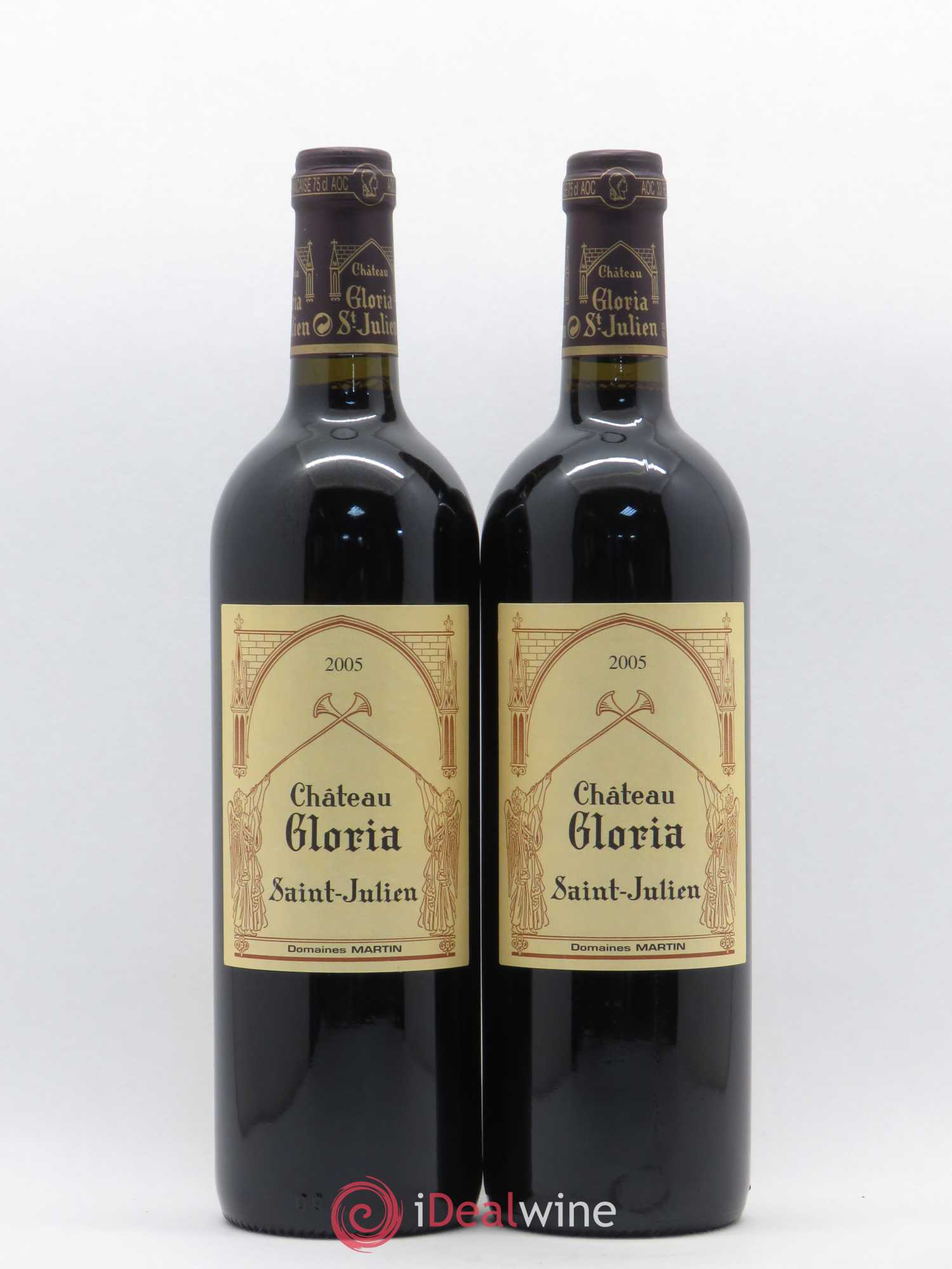Château Gloria 2005 - Lot de 2 bouteilles - 0
