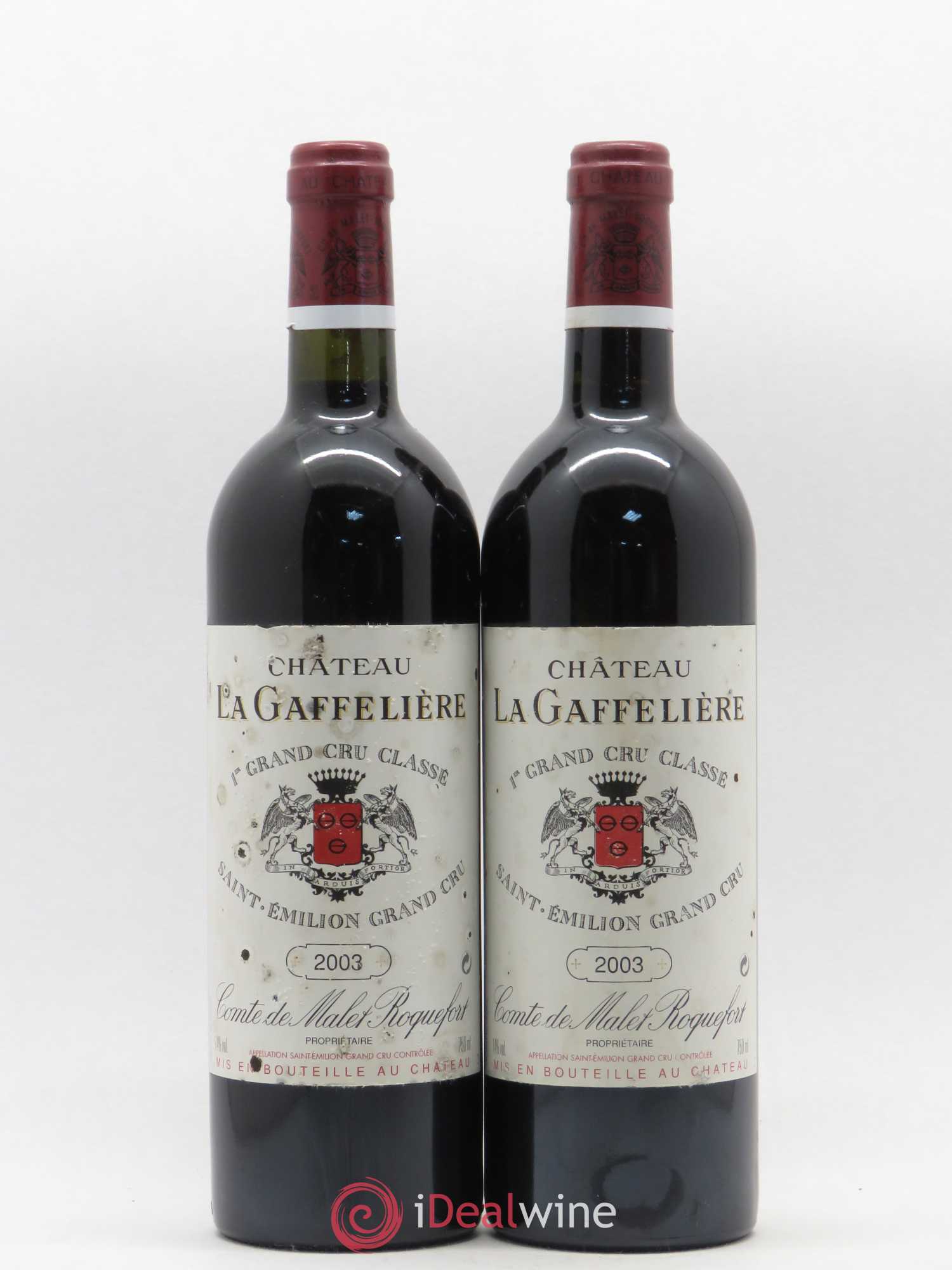 Château la Gaffelière 1er Grand Cru Classé B 2003 - Lot de 2 bouteilles - 0