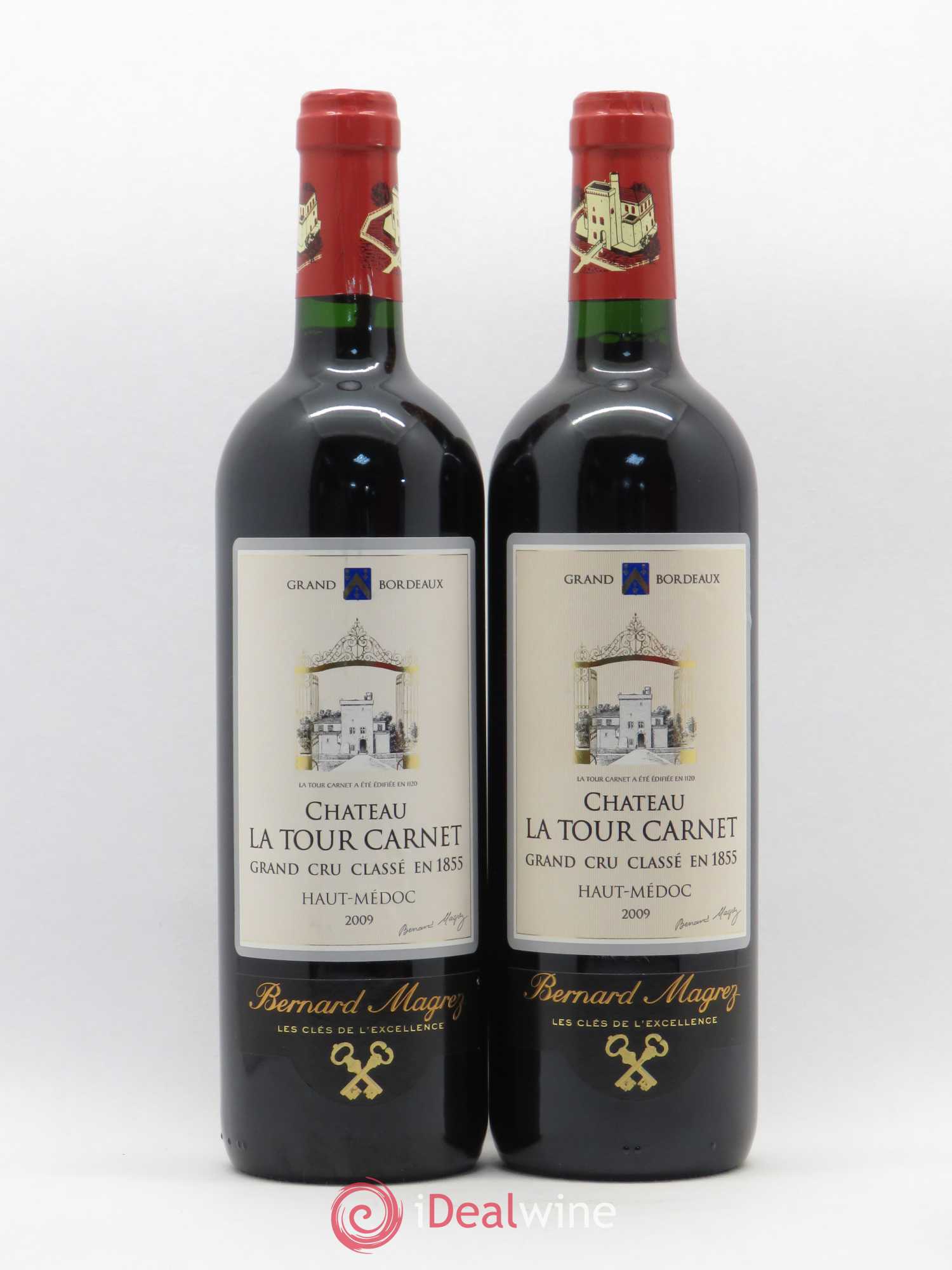 Château la Tour Carnet 4ème Grand Cru Classé 2009 - Lotto di 5 bottiglie - 2