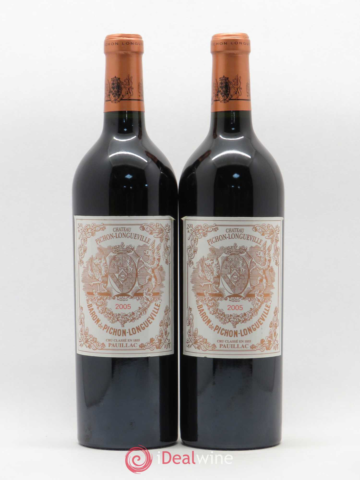 Pichon Longueville Baron 2ème Grand Cru Classé 2005 - Lot de 2 bouteilles - 0